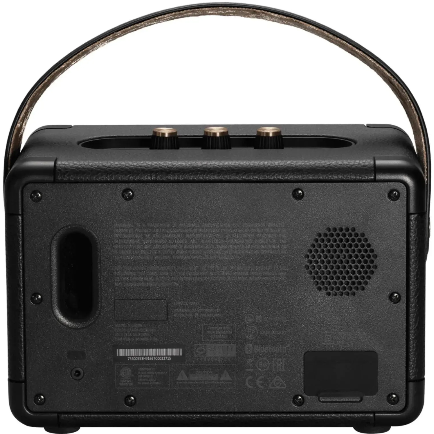 Boîte ouverte - Haut-parleur portatif Bluetooth Kilburn II de Marshall - Noir/Laiton