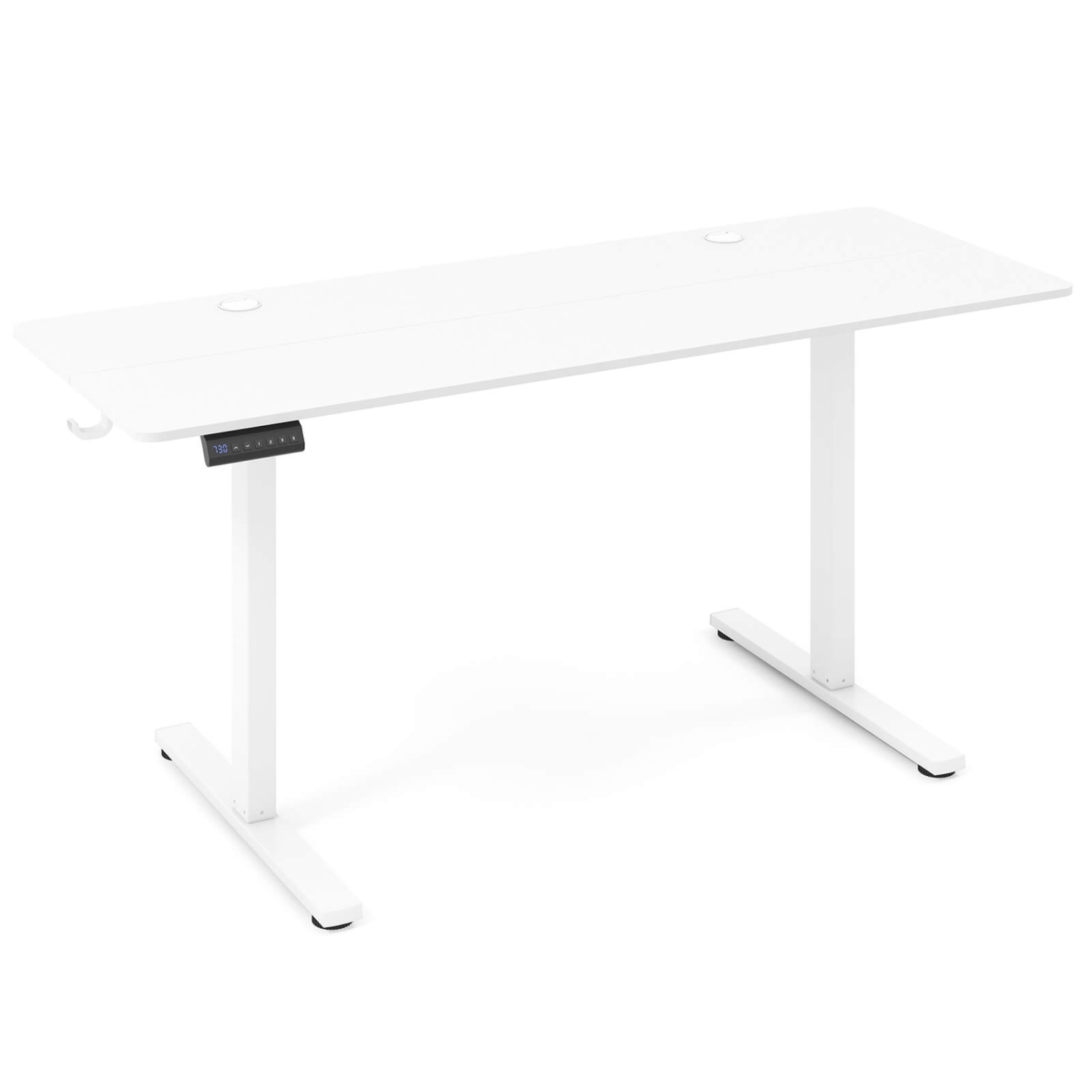 Costway 63 x 24 Inch Sit Stand Desk Height Adjustable Electric Standing Desk