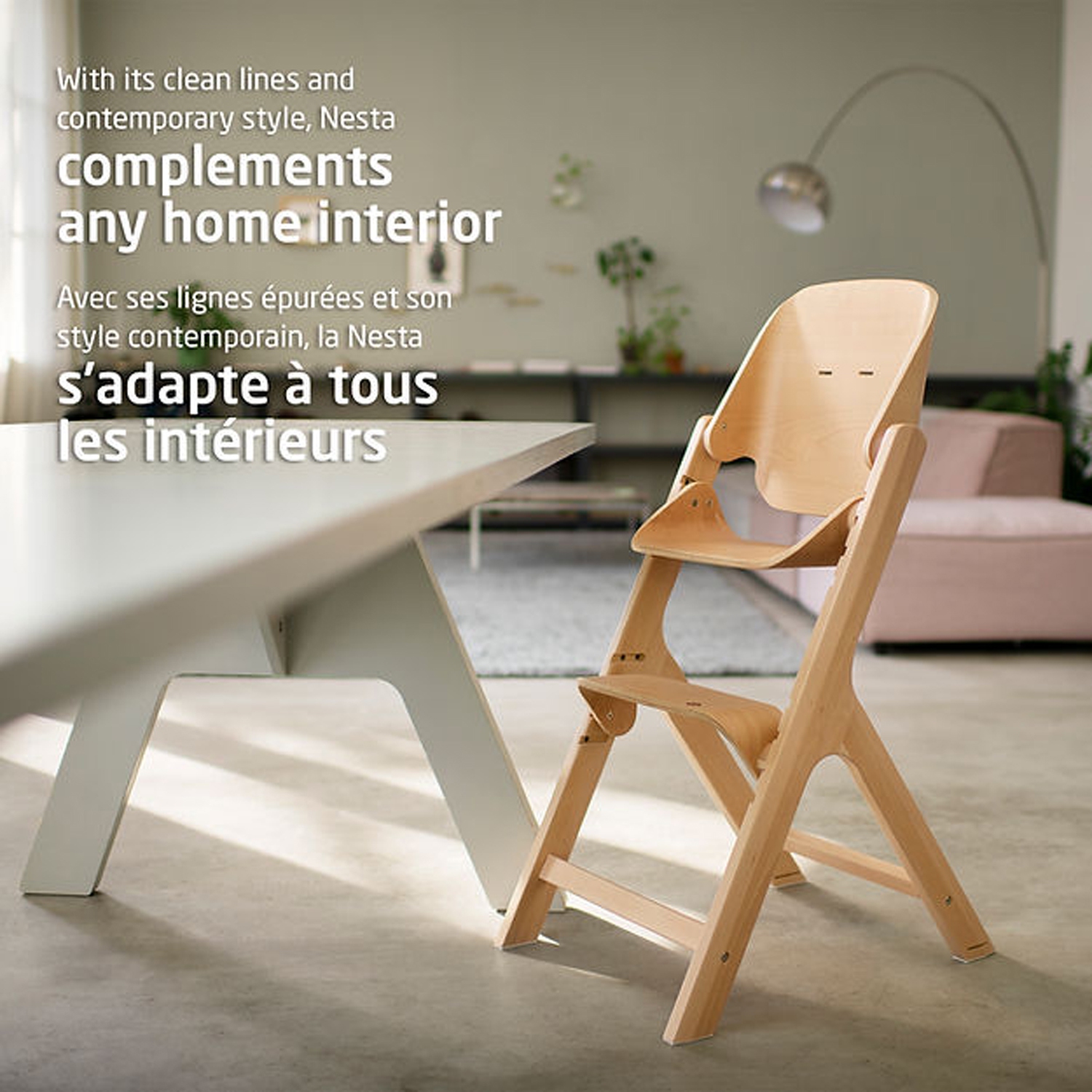 Nesta Complete high chair - Classic Graphite