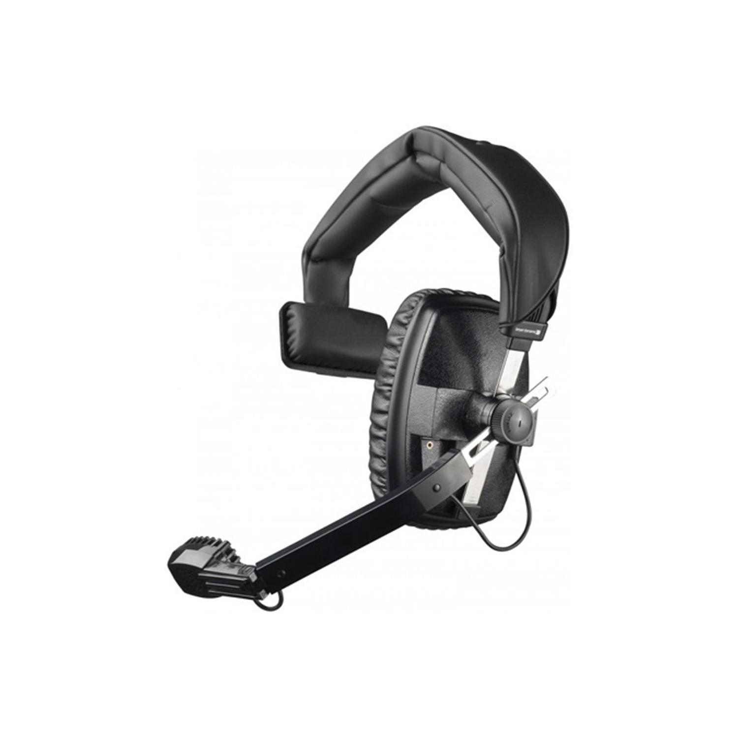 Beyerdynamic DT-108-200-50-BLACK Single-Ear Headset with Dynamic Hypercardioid Microphone, 50 Ohms, Black