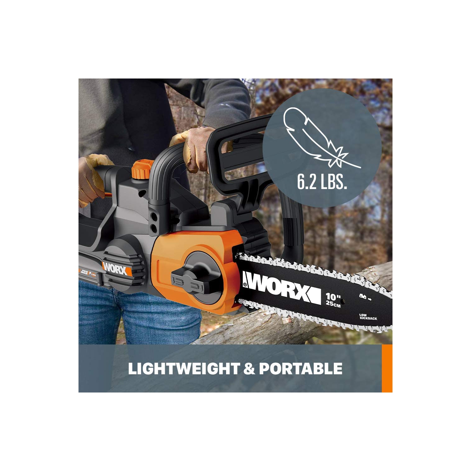Worx - 10" Cordless Chainsaw