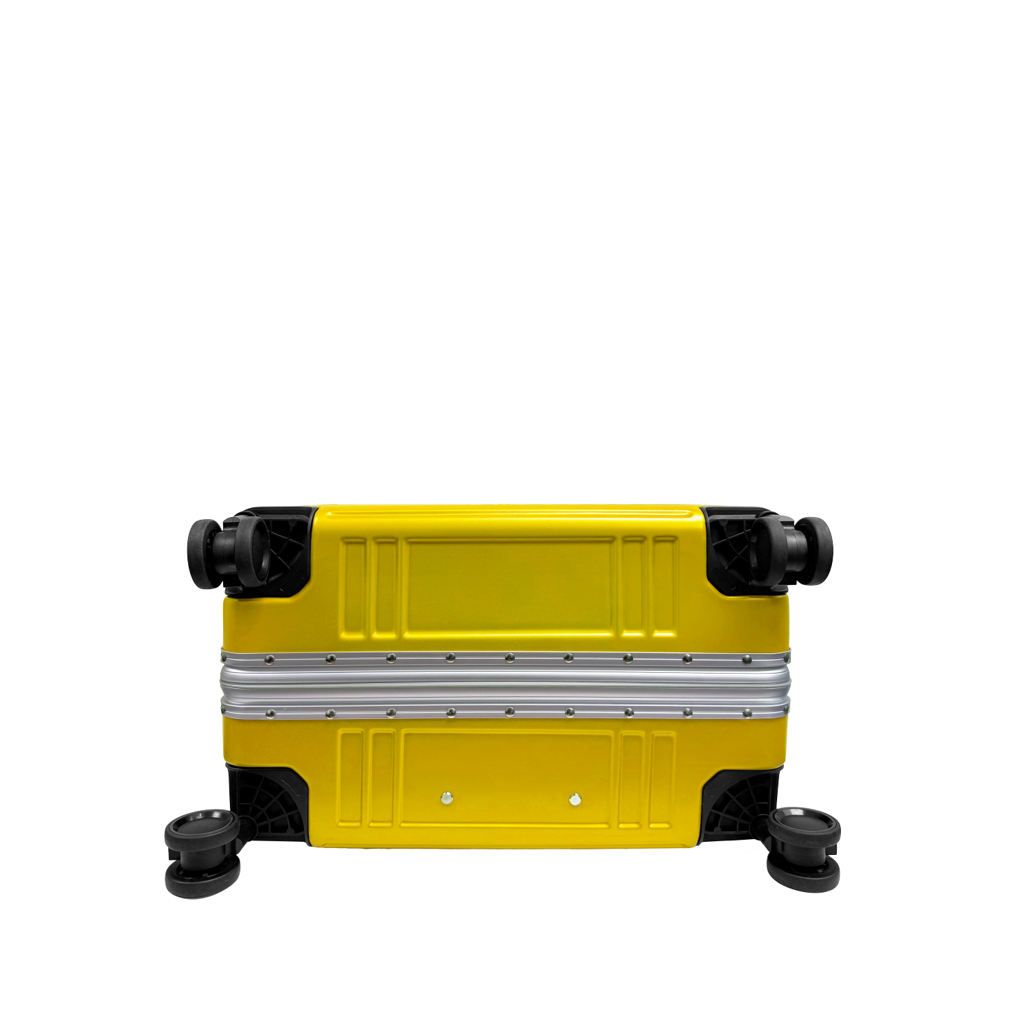 TUCCI ITALY FORTIFICATA 2PC LUGGAGE SUITCASE SET DURABLE-YELLOW