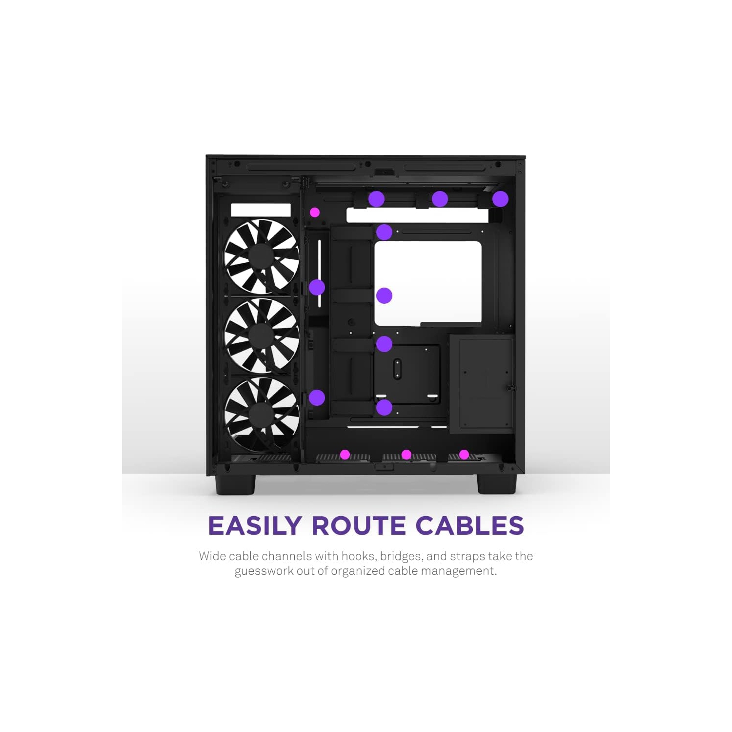 NZXT CM-H91FB-01 H9 Flow Dual-Chamber Mid-Tower Airflow Case