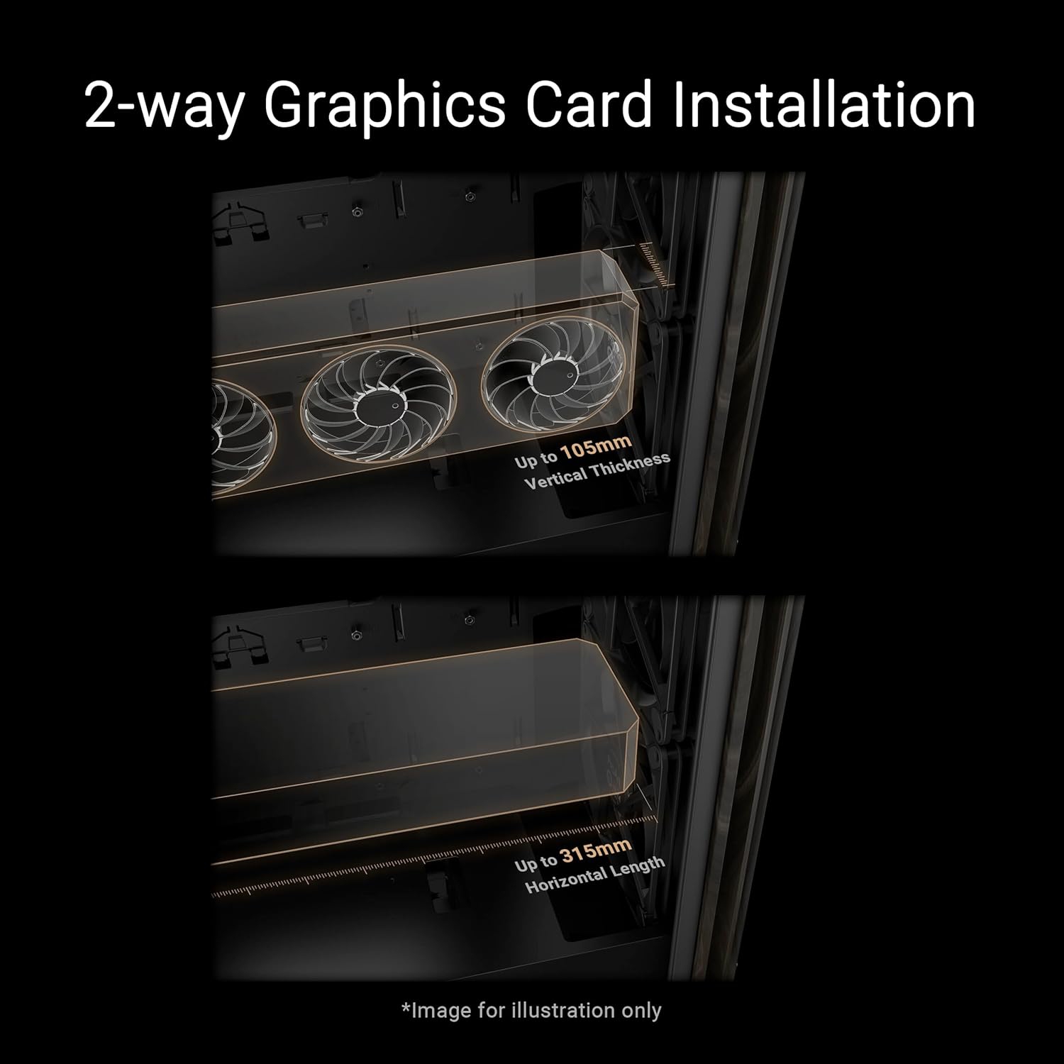 ASUS ProArt PA401 Wood Edition ATX Mid-Tower Case – Tempered Glass, FSC-Certified Wooden Front Panel, Dual 160mm Fans, Power & Reset Button Lock,