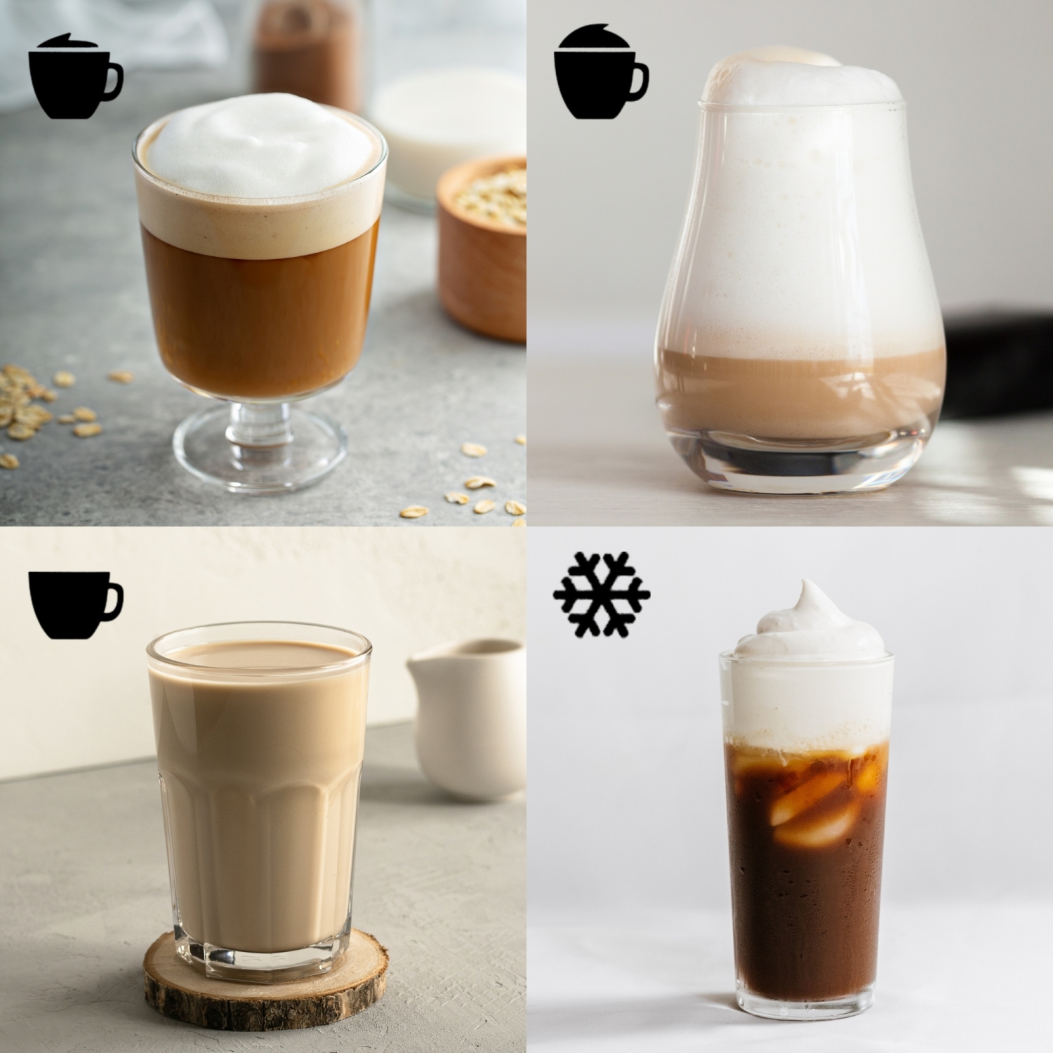 Moussoir à lait automatique 4-en-1 et cuiseur à vapeur 16 oz chaud et froid de Kenmore