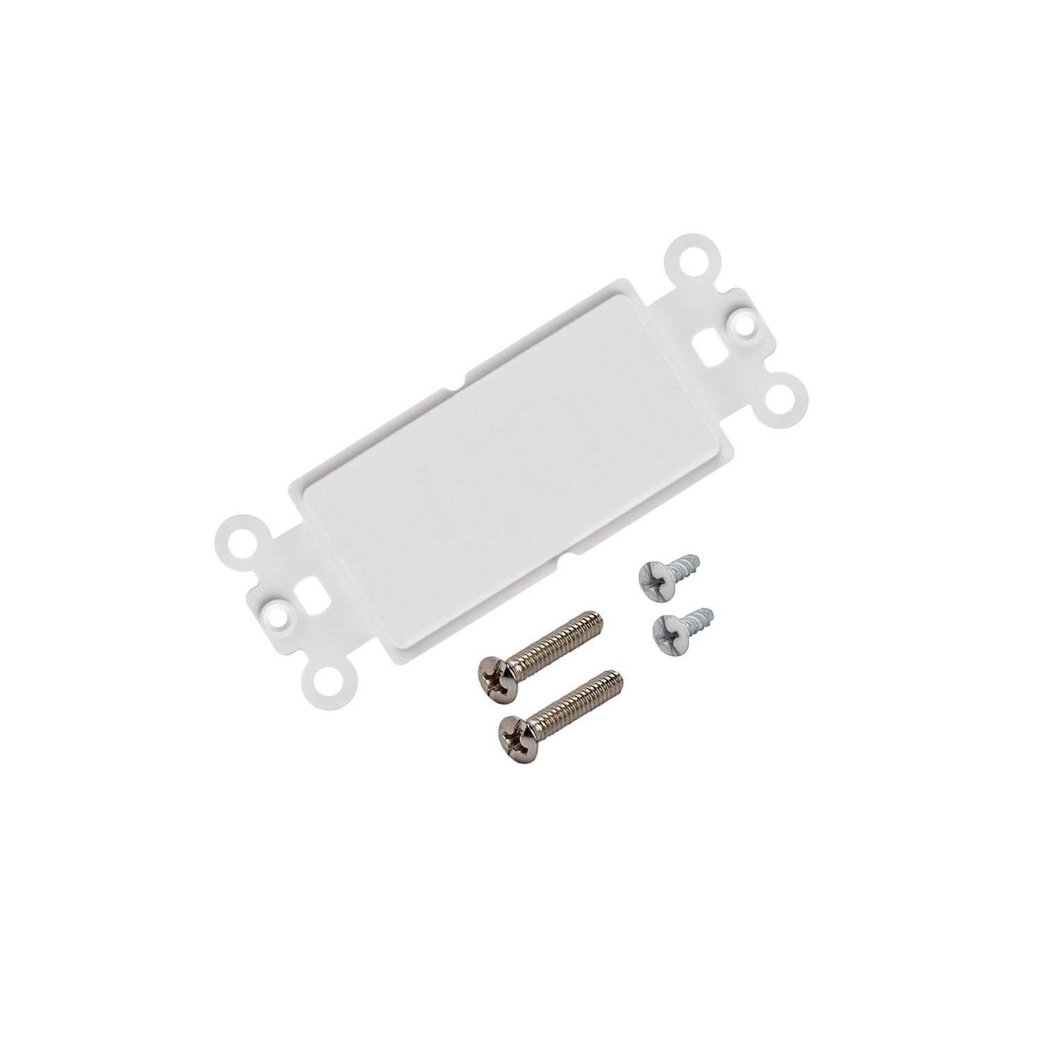 Cmple – Paquet de 10 affichettes vierges pour plaque murale décorative, 1 adaptateurs vierges en polycarbonate, plaque murale simple en plastique