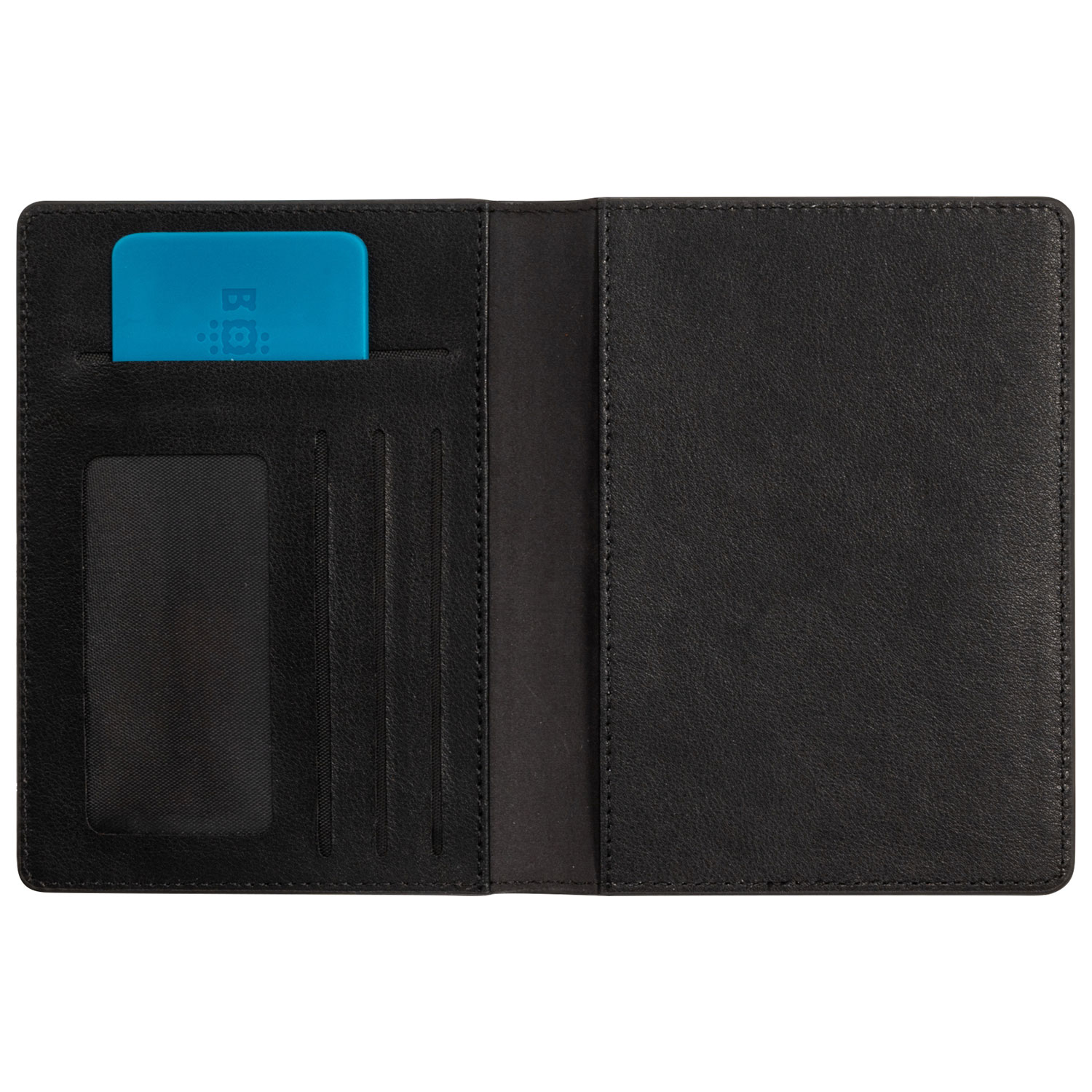 Boompods RFID Passport Holder with BoomCard Bluetooth Item Tracker - Black