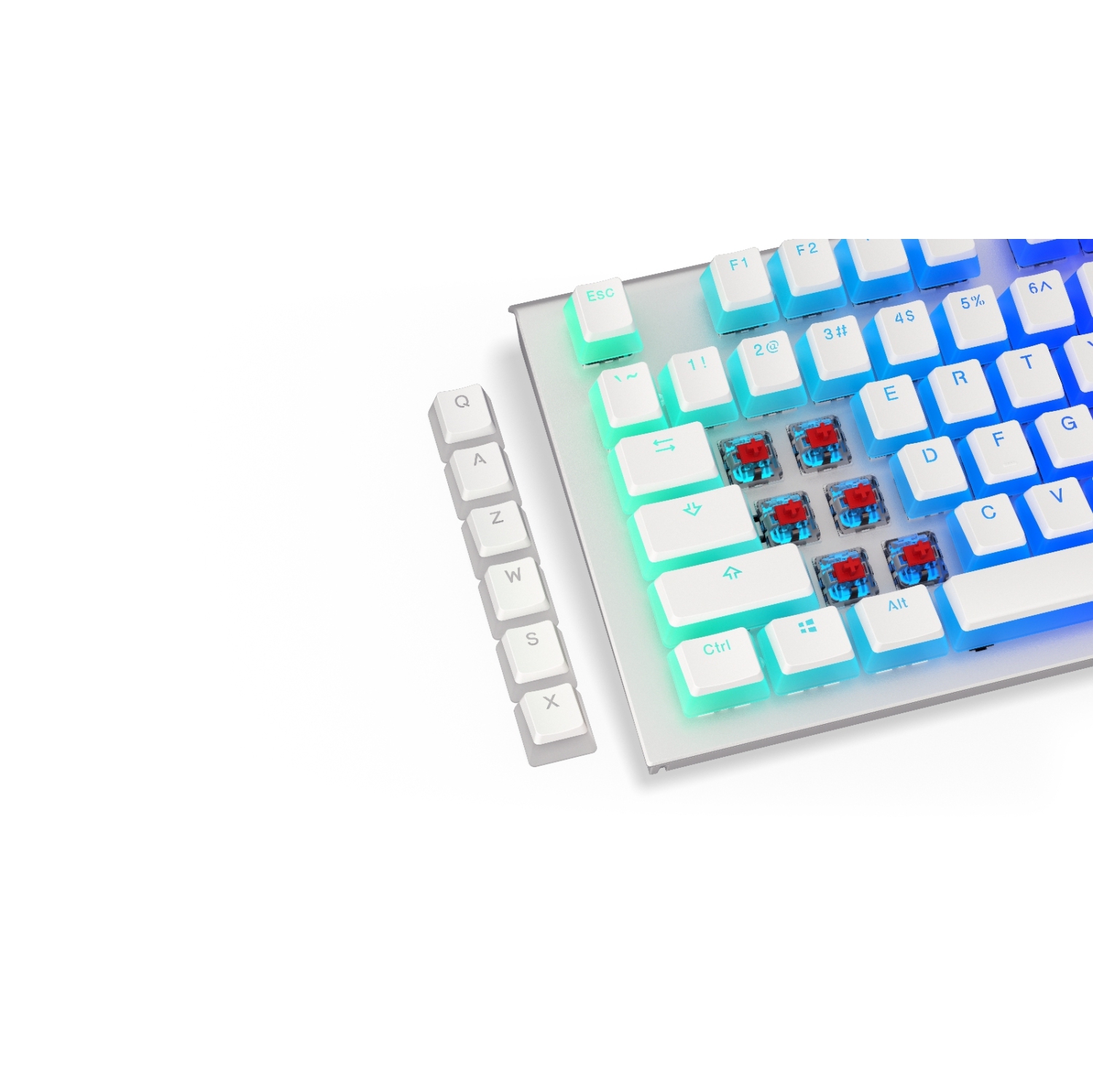 Endorfy PBT Pudding Keycaps - Onyx White