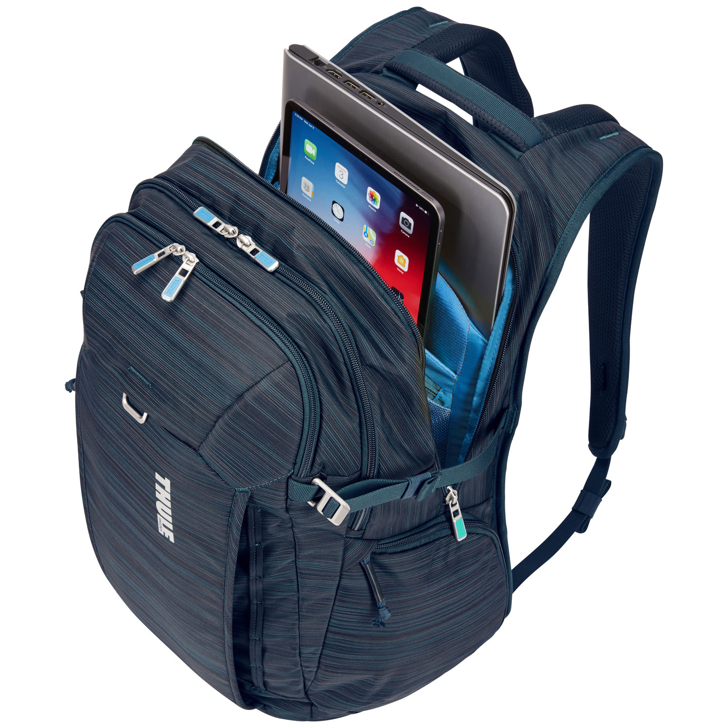 Sac à dos mobile de 28 L Construct de Thule pour portable de 15,6 po - Bleu carbone