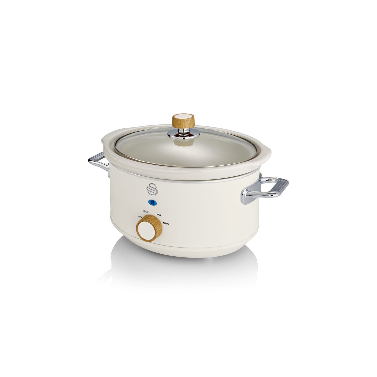 Swan Nordic 3.5L Slow Cooker - White