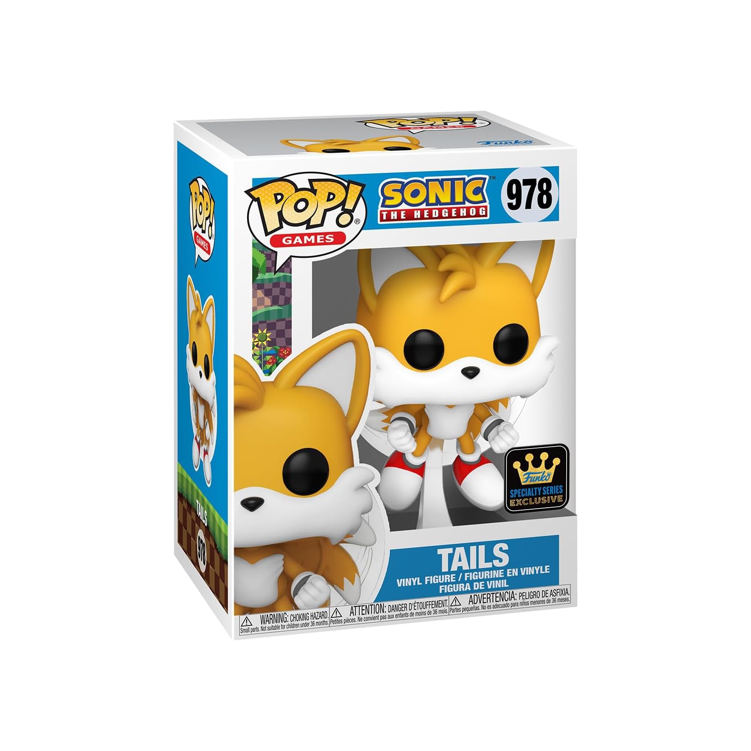 Figurine Pop! De Funko Jeux&nbsp;: Sonic - Miles Tails Prower - Tails - - Pelosino - Sonic the Hedgehog