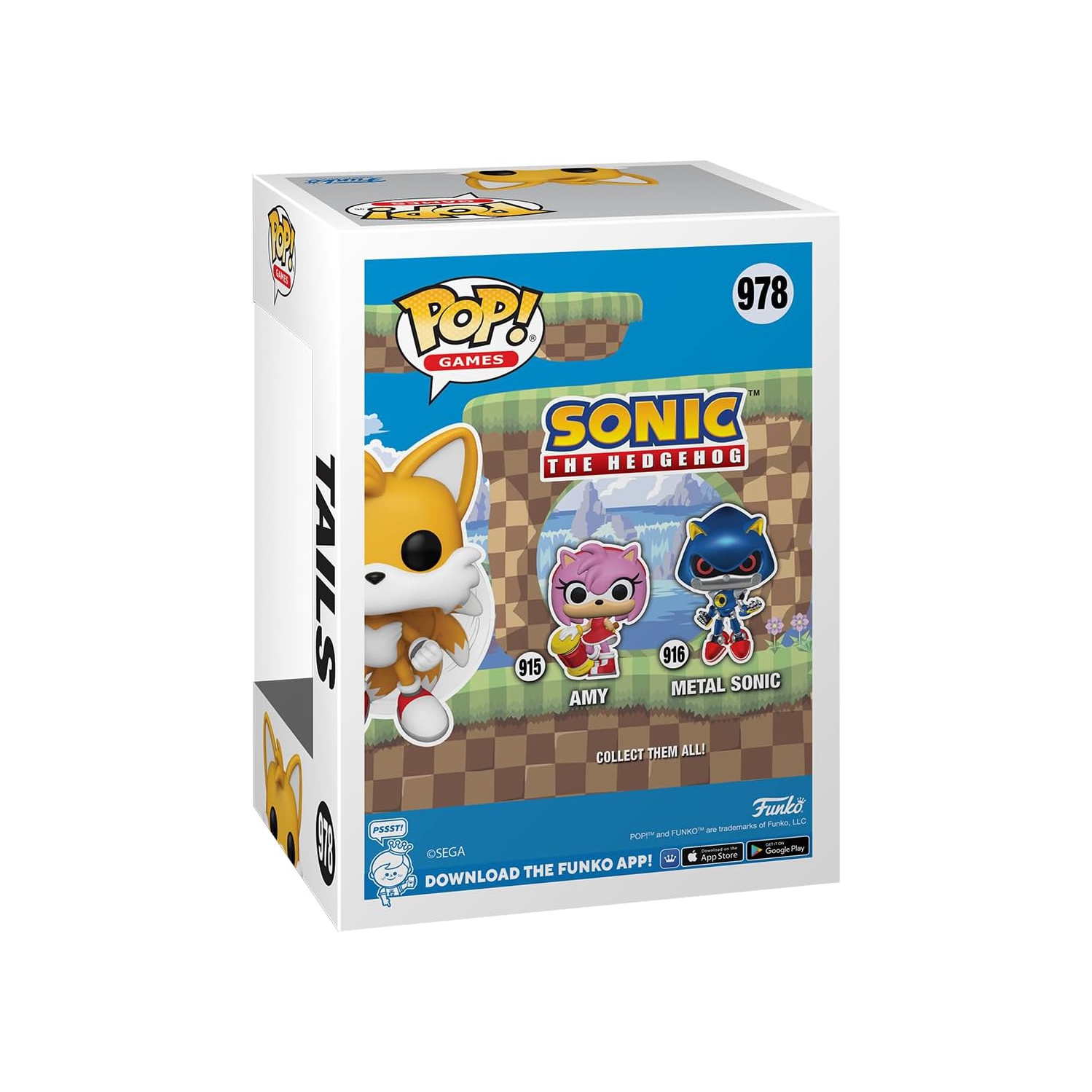 Figurine Pop! De Funko Jeux : Sonic - Miles Tails Prower - Tails - - Pelosino - Sonic the Hedgehog