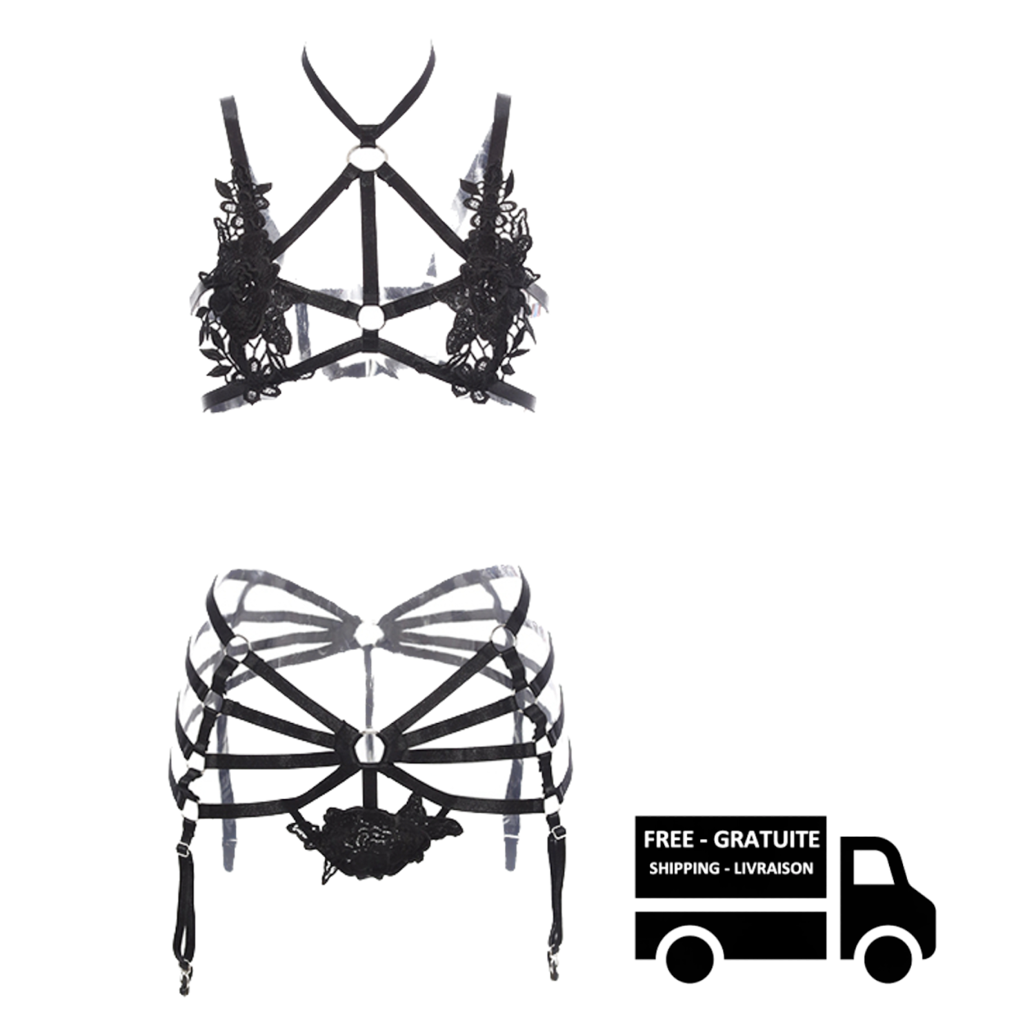 Stimula Lifestyle Lingerie - Sexy Boudoir Nightgown Sleepwear pour Femme Grand cadeau de Saint-Valentin P/M