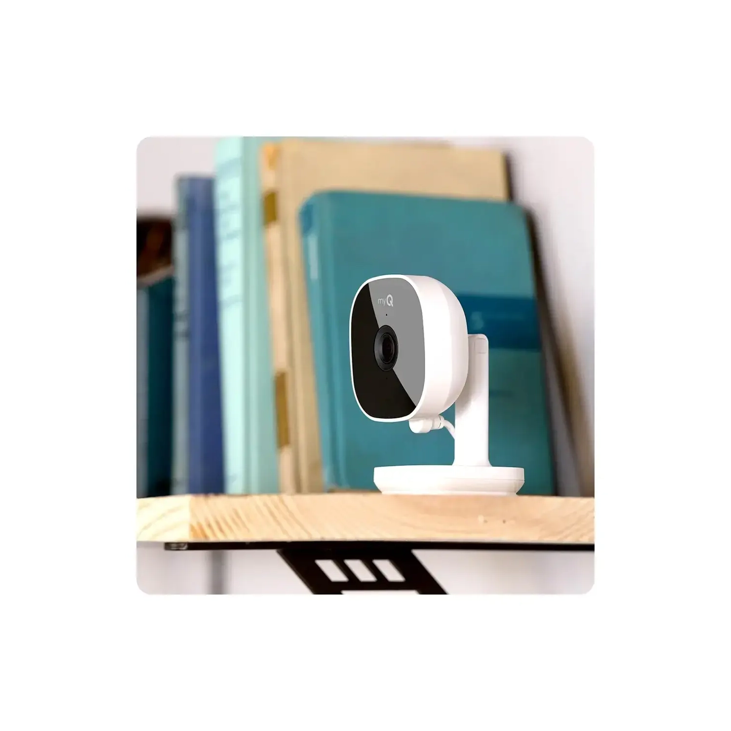 Caméra intelligente pour garage myQ de Chamberlain - Noir-blanc