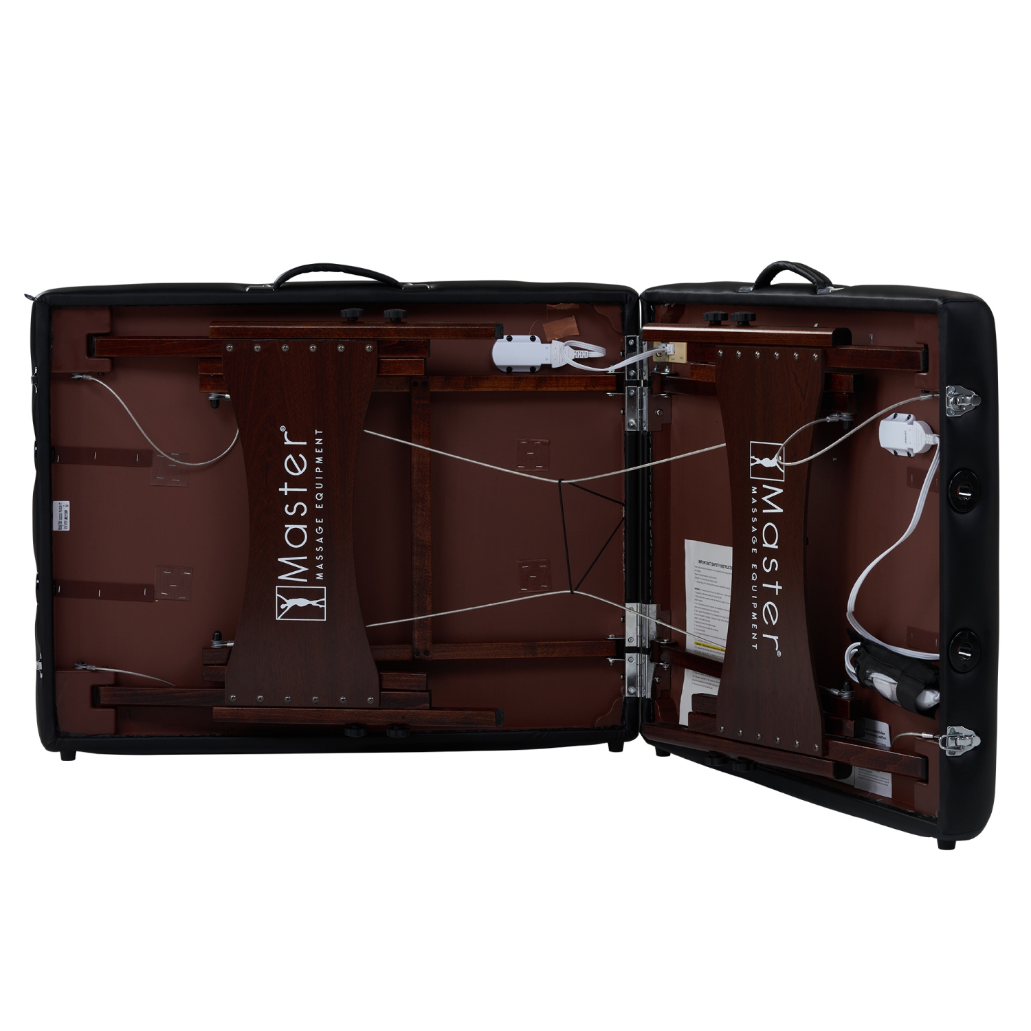 Master Massage 28" Roma Therma Top Heated Portable Massage Table, Wide Salon Spa Beauty Facial Bed with Adjustable Heating System, Face Pillow, and