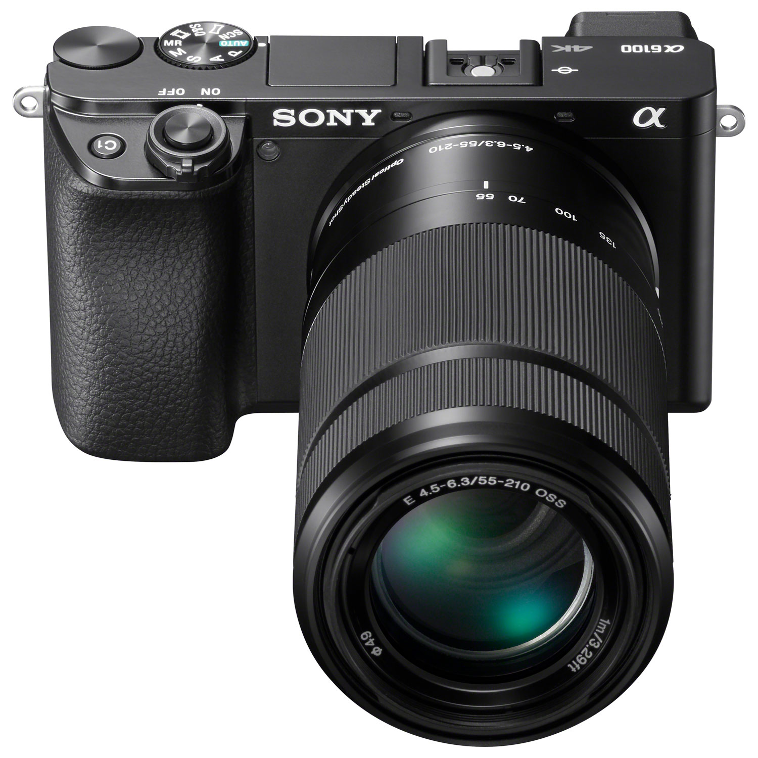 Appareil photo sans miroir APS-C Alpha 6100 de Sony avec objectifs 16-50/55-210 mm - Noir