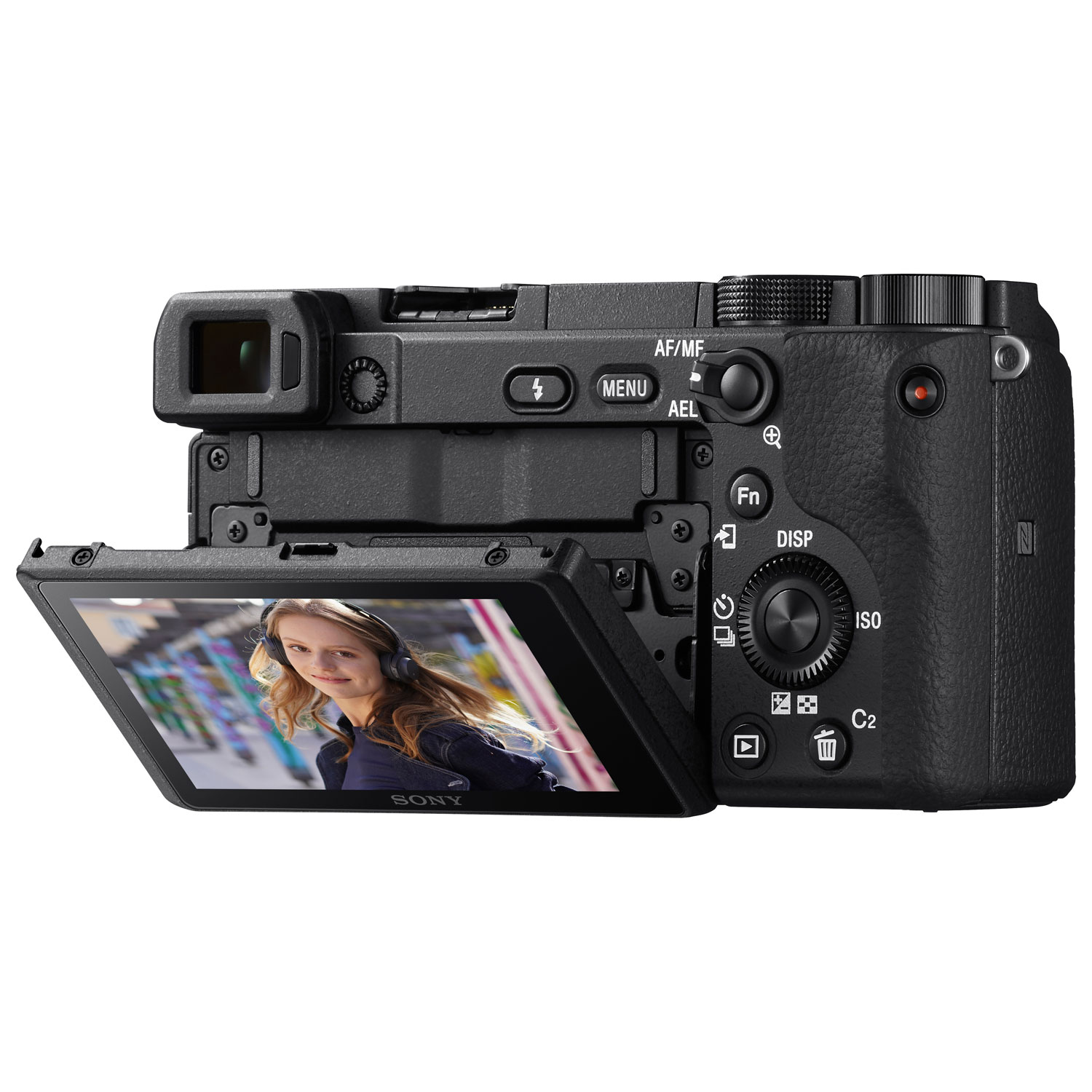 Sony Alpha 6400 APS-C Mirrorless Camera with 16-50mm Lens Kit - Black