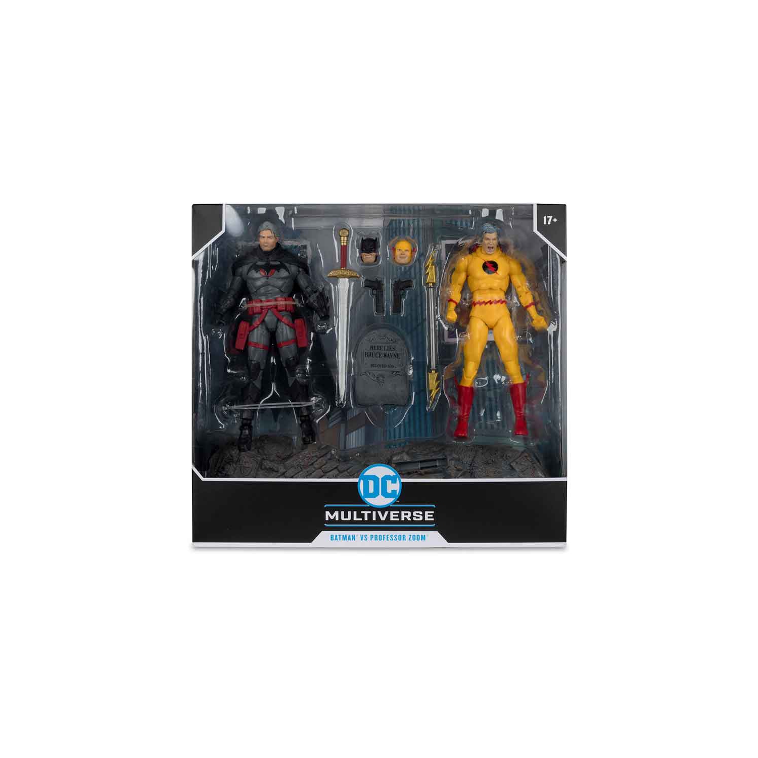 DC Multiverse Flashpoint 7 Inch Action Figure 2-Pack - Batman vs Professor Zoom