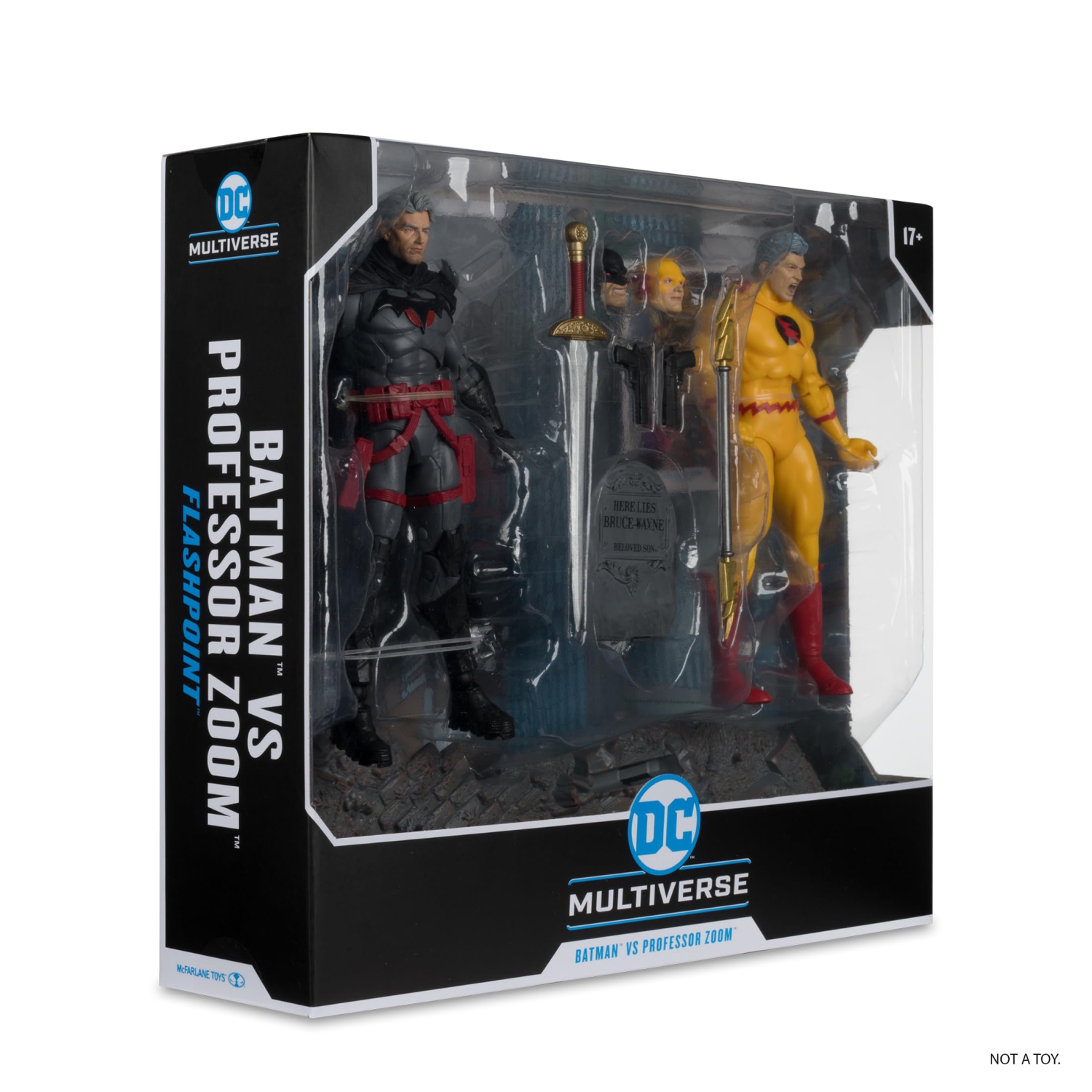 DC Multiverse Flashpoint 7 Inch Action Figure 2-Pack - Batman vs Professor Zoom