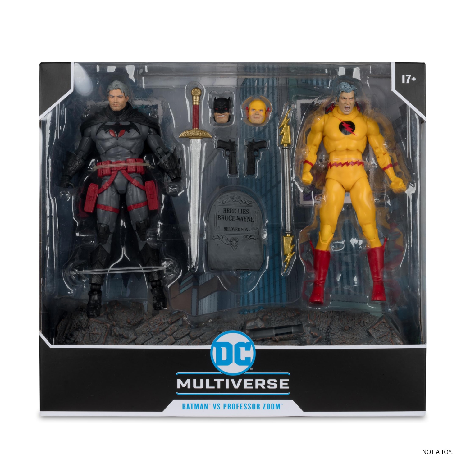 DC Multiverse Flashpoint 7 Inch Action Figure 2-Pack - Batman vs Professor Zoom