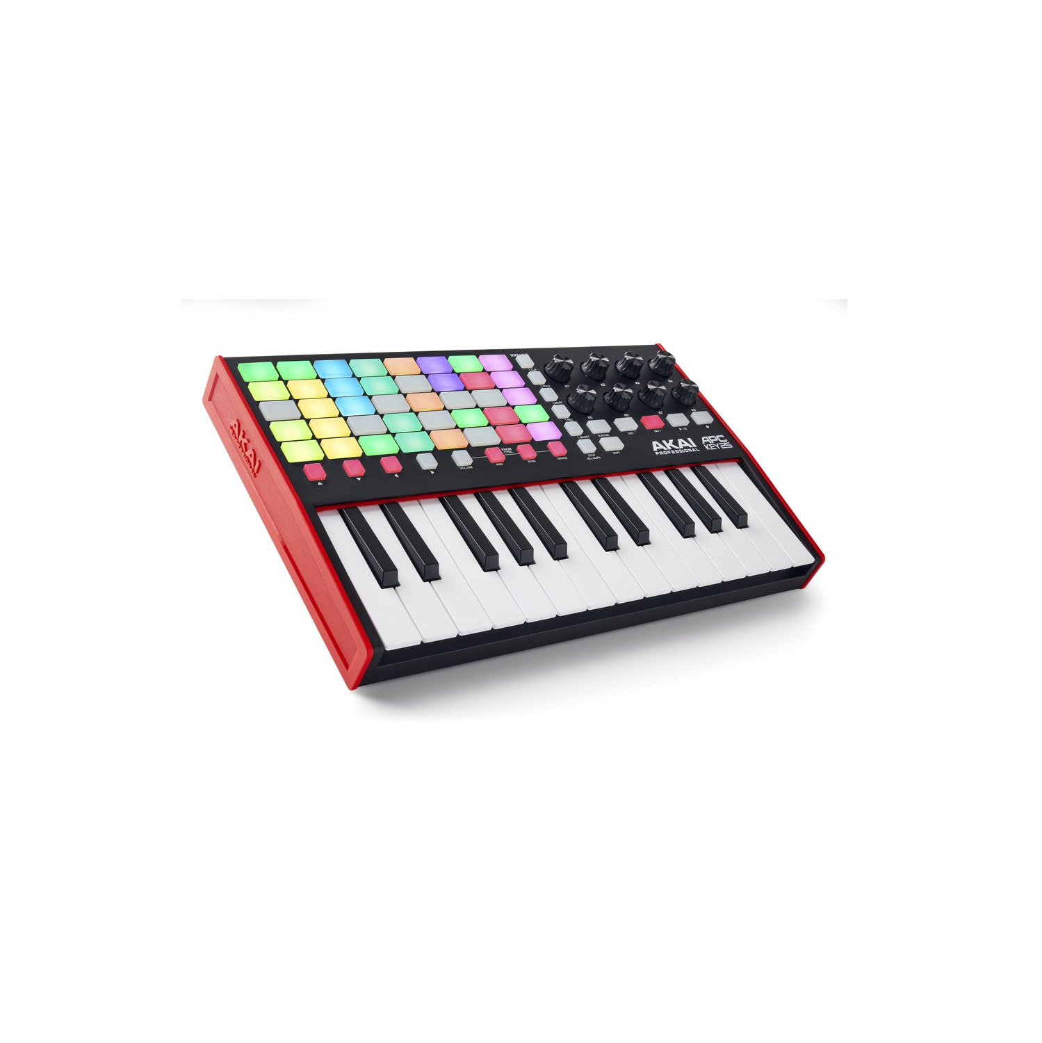 Contrôleur de réalité virtuelle ultra-portatif Ableton APCKEY25MK2 d'AKAI - 25 touches