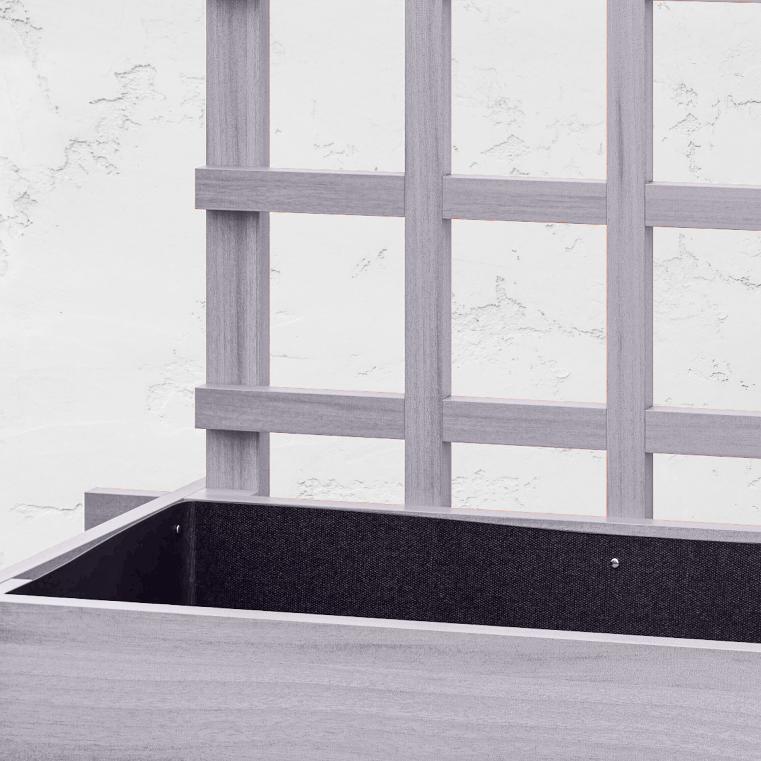 Jardinière surélevée Outsunny à 3 niveaux avec treillis pour les plantes grimpantes, jardinière surélevée en bois pour le jardin de 43,3 po,