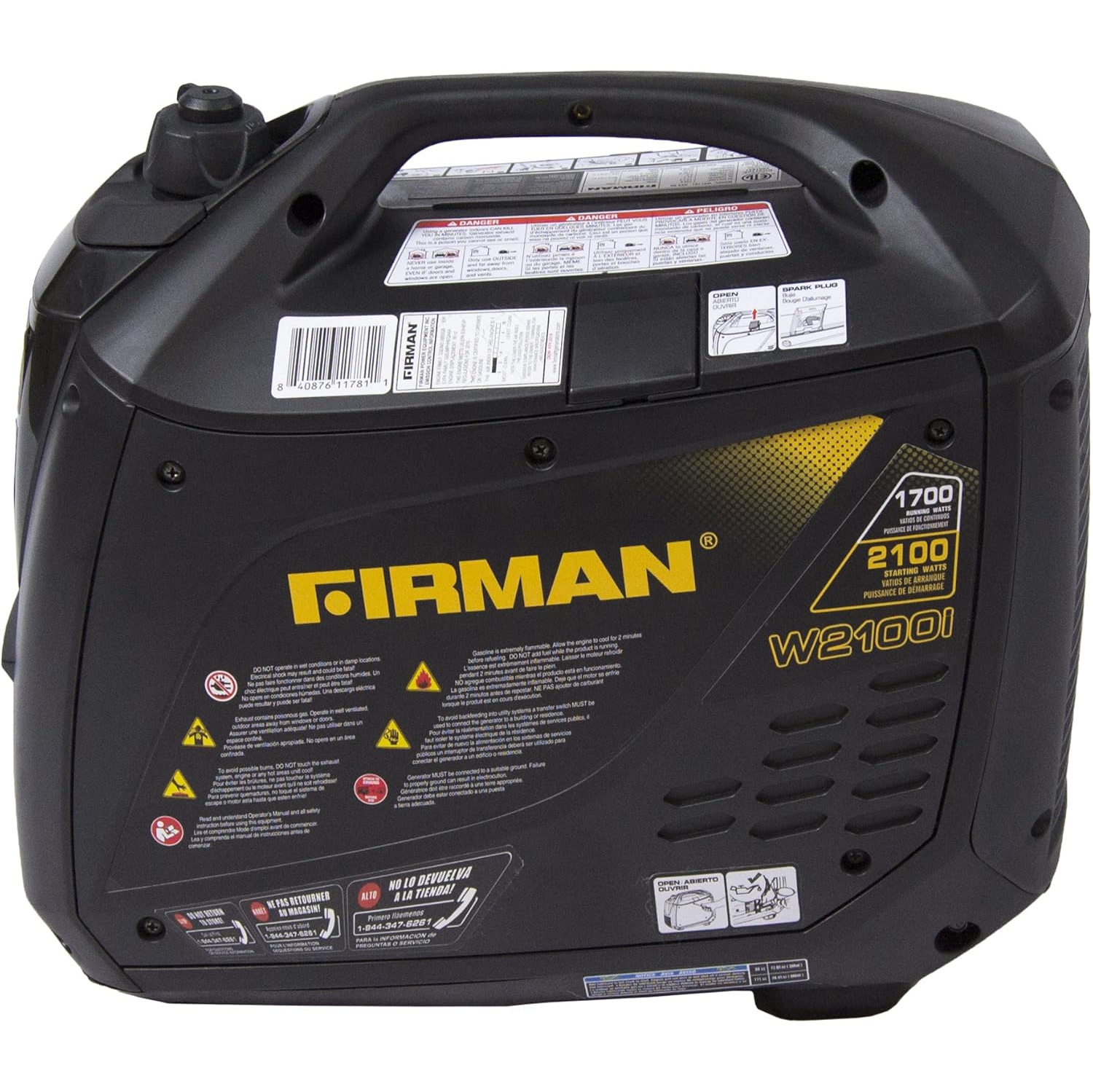 Firman Generators WO1781 Whisper Series 1700W/2100W Inverter