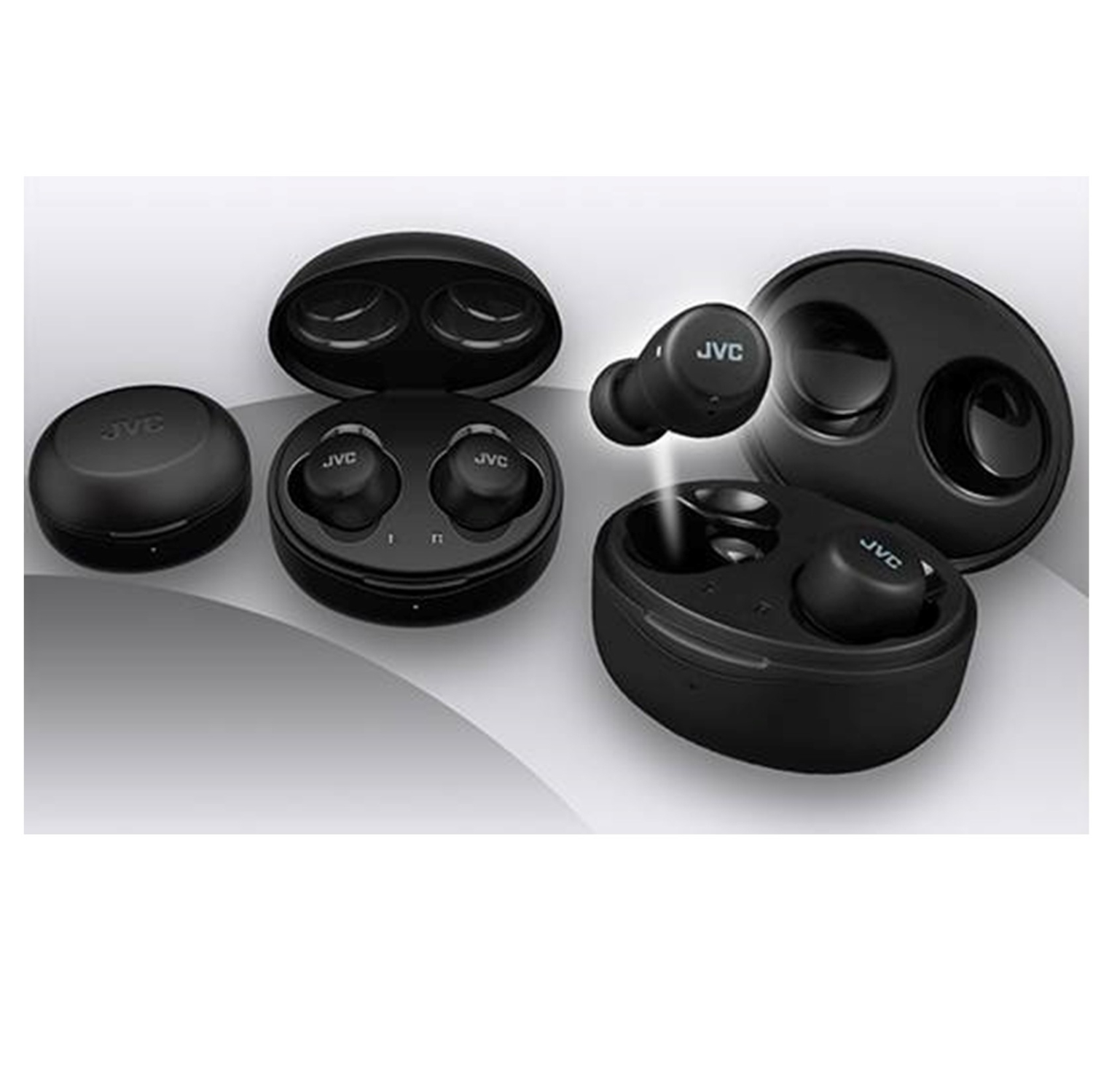JVC HA-A5T Gumy mini True Wireless Earbuds-Black(1 Pair)