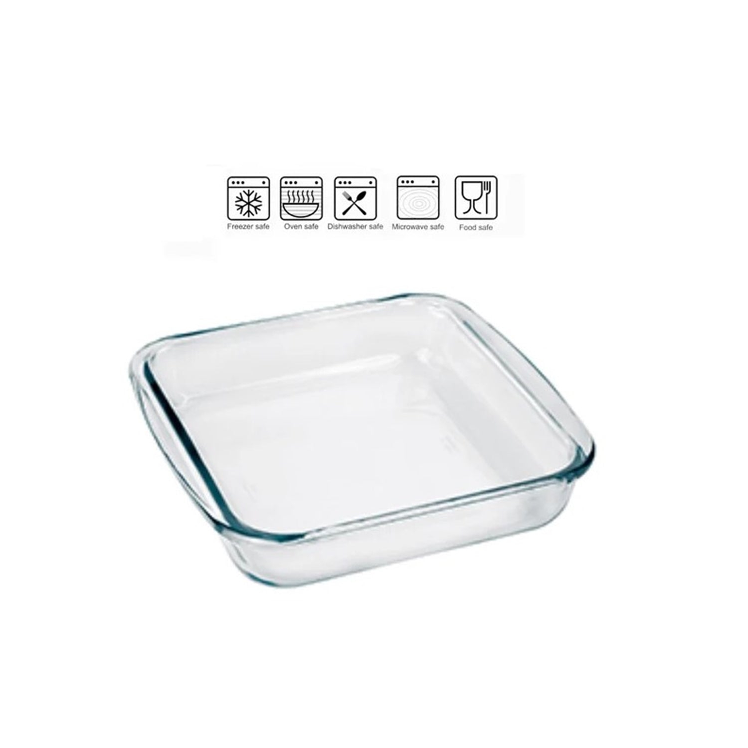 Marinex - Ensemble de 2 plats de cuisson en verre, température maximale de 572 Fahrenheit