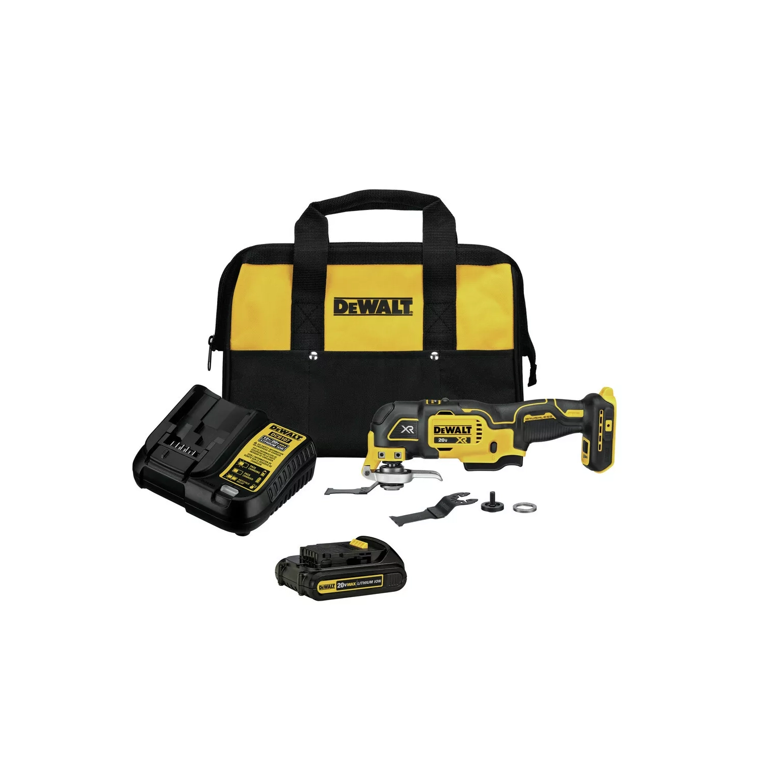 Trousse d'outils polyvalents oscillants au lithium-ion DeWALT DCS356C1 20&nbsp;V MAX XR Nouveau