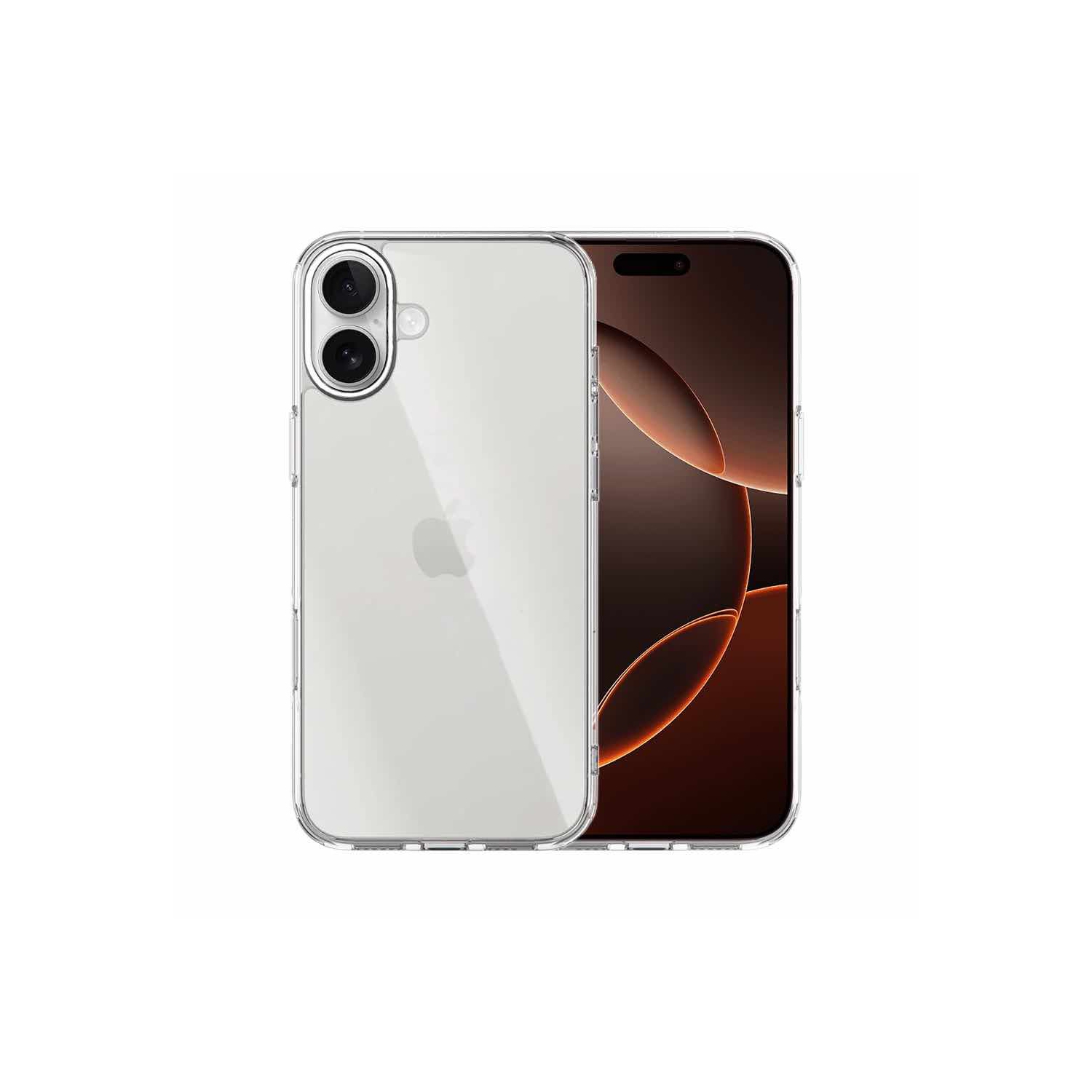 Étui antichoc transparent d'Adreama pour iPhone 16 Plus