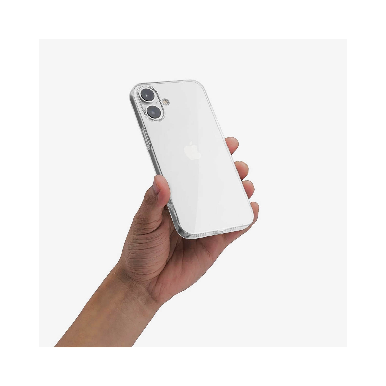 Étui antichoc transparent d'Adreama pour iPhone 16 Plus