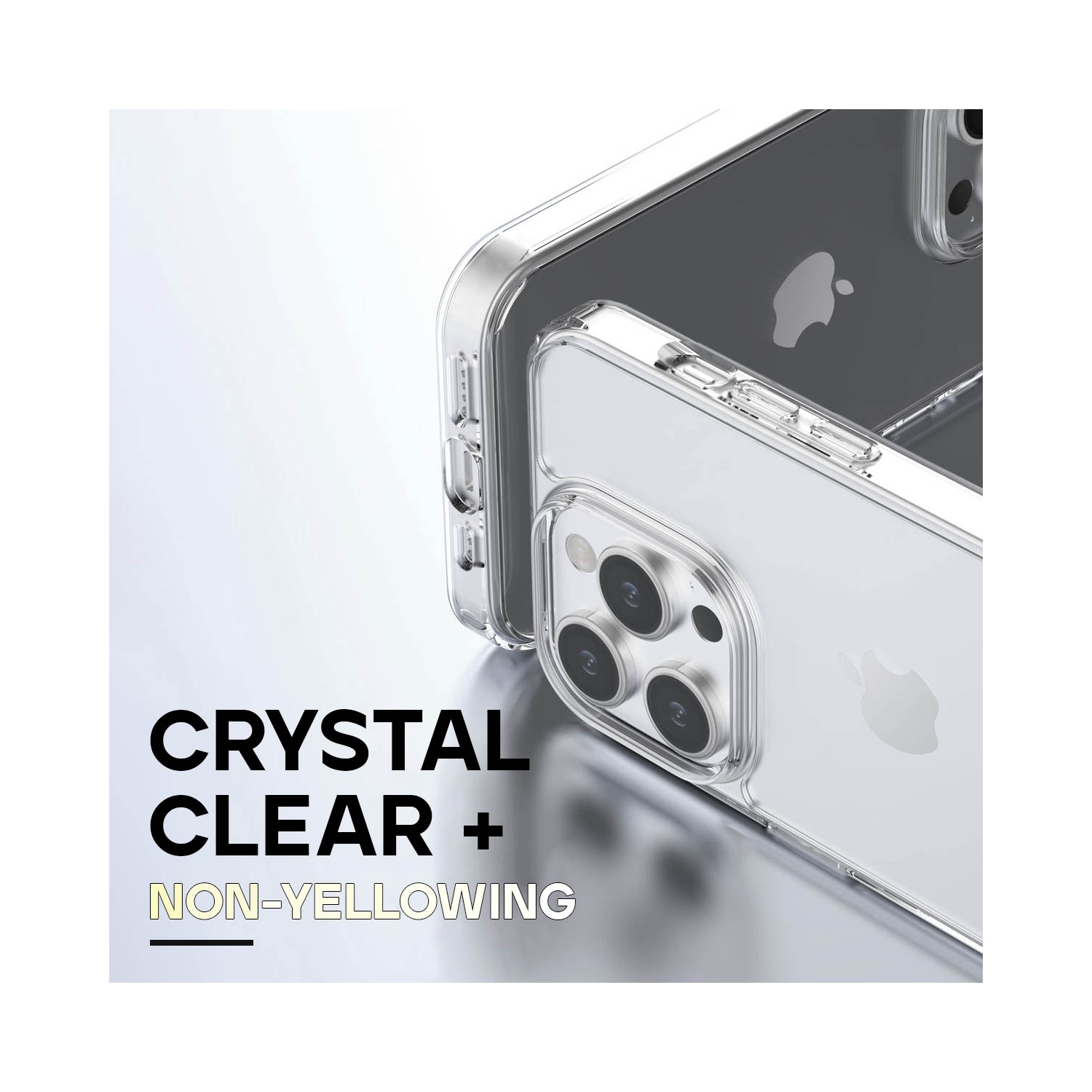 Adreama iPhone 16 Pro Max Crystal Clear Shockproof Case