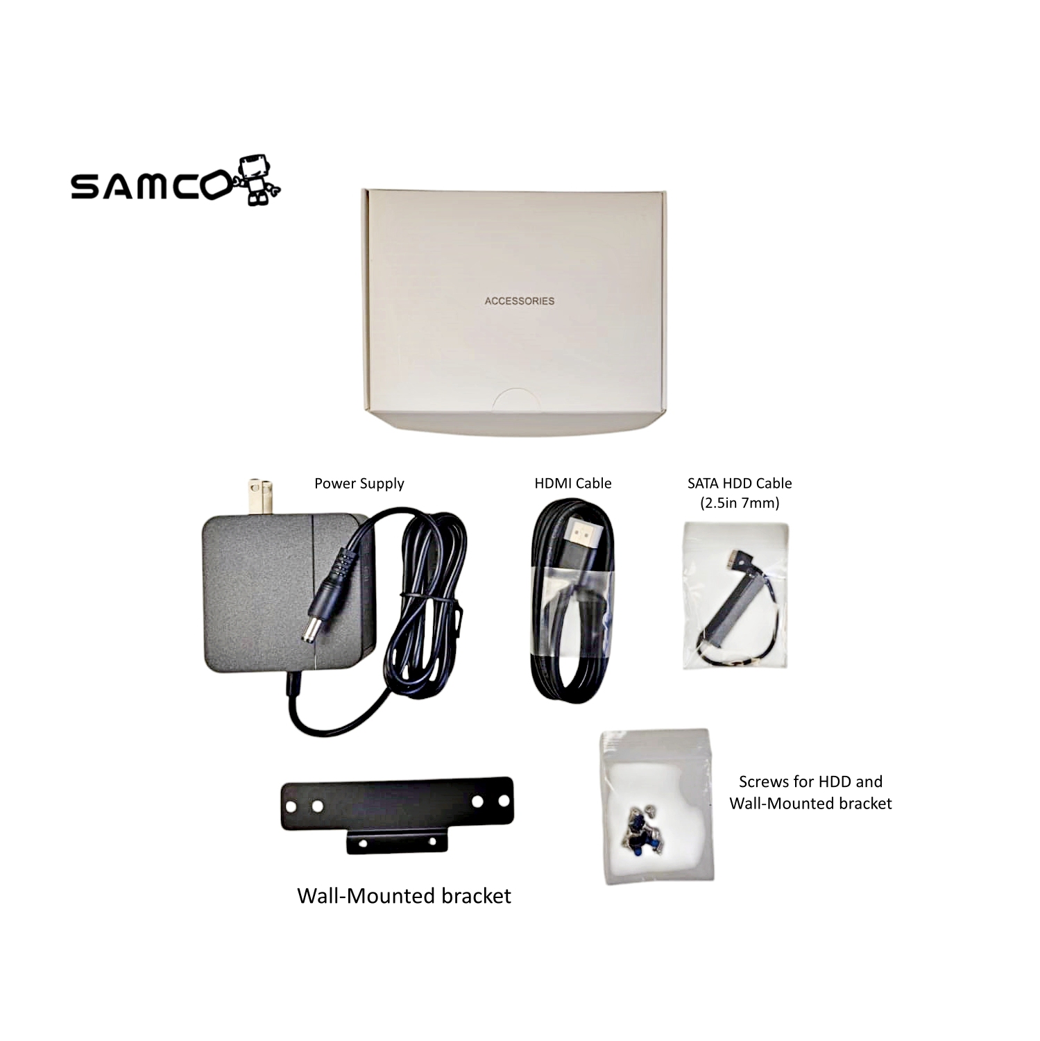 SAMCO GA01-550 Mini Desktop PC, AMD Ryzen 7 5825U 32GB RAM 1TB SSD Wi-Fi 6E Windows 11 Pro