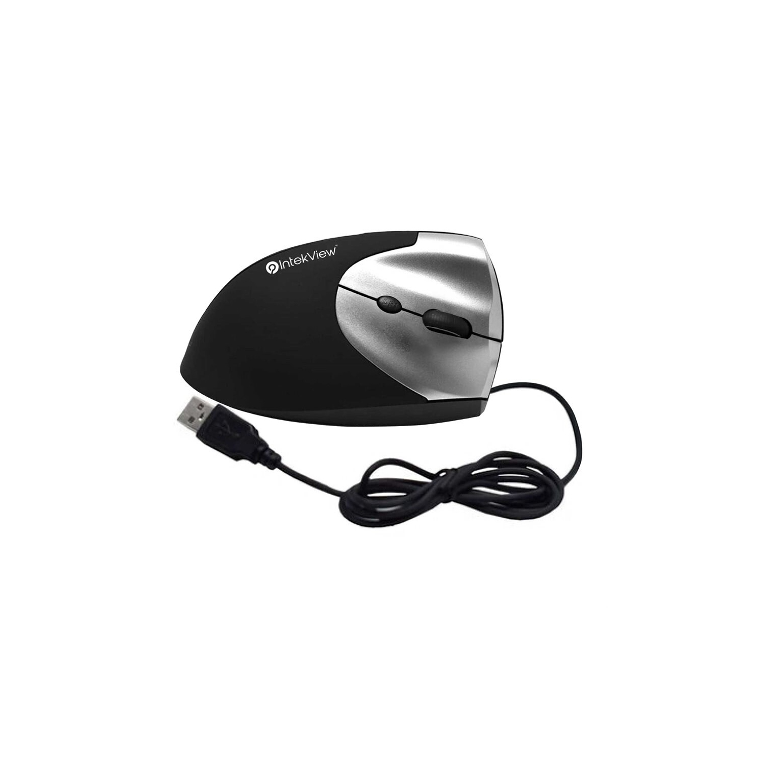 Souris verticale avec fil IntekView de NU-Tone pour droitiers -
