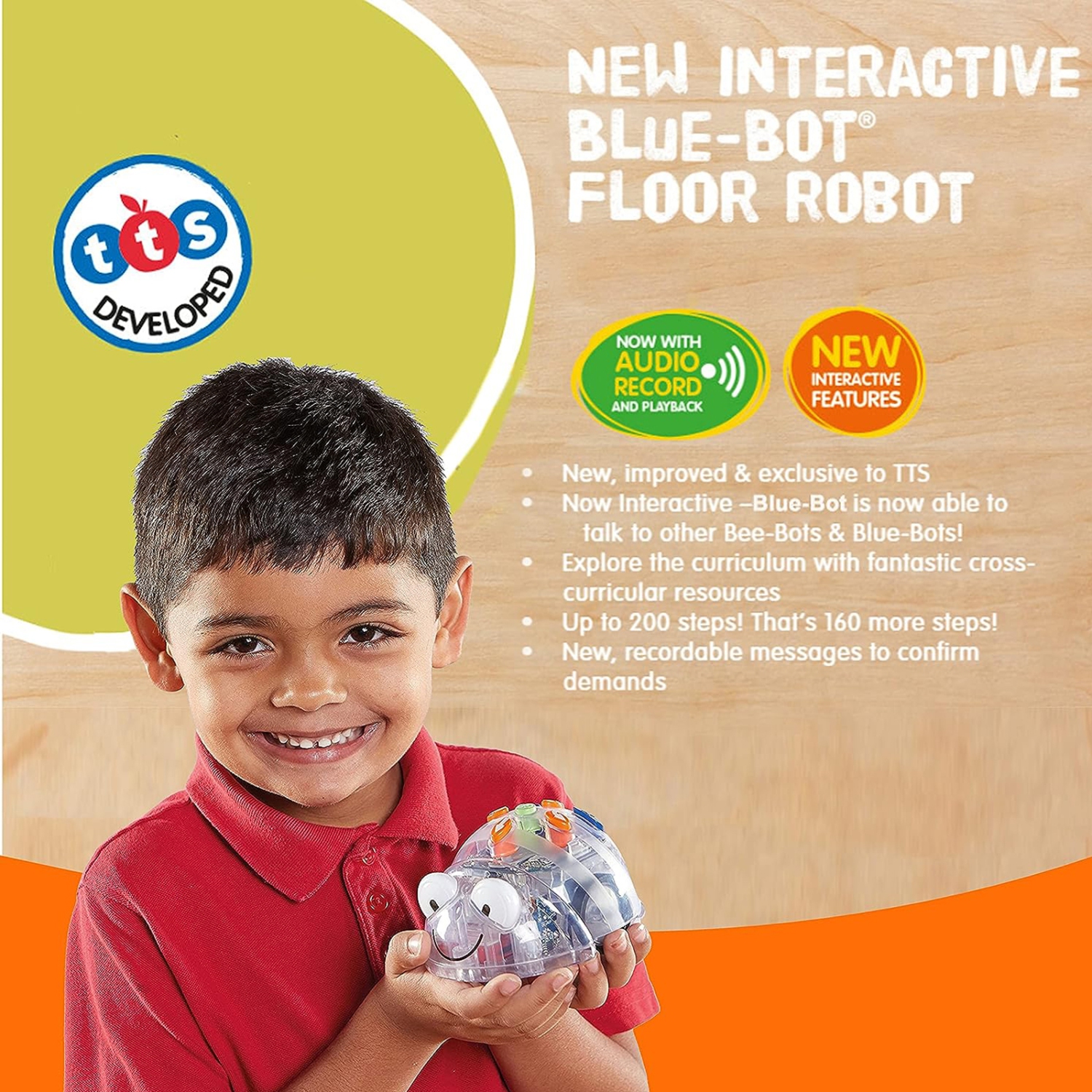 Trousse de démarrage Robot programmable rechargeable See & Say Version TTS Blue-Bot, robotique d'apprentissage STIM Educational Classroom Teaching
