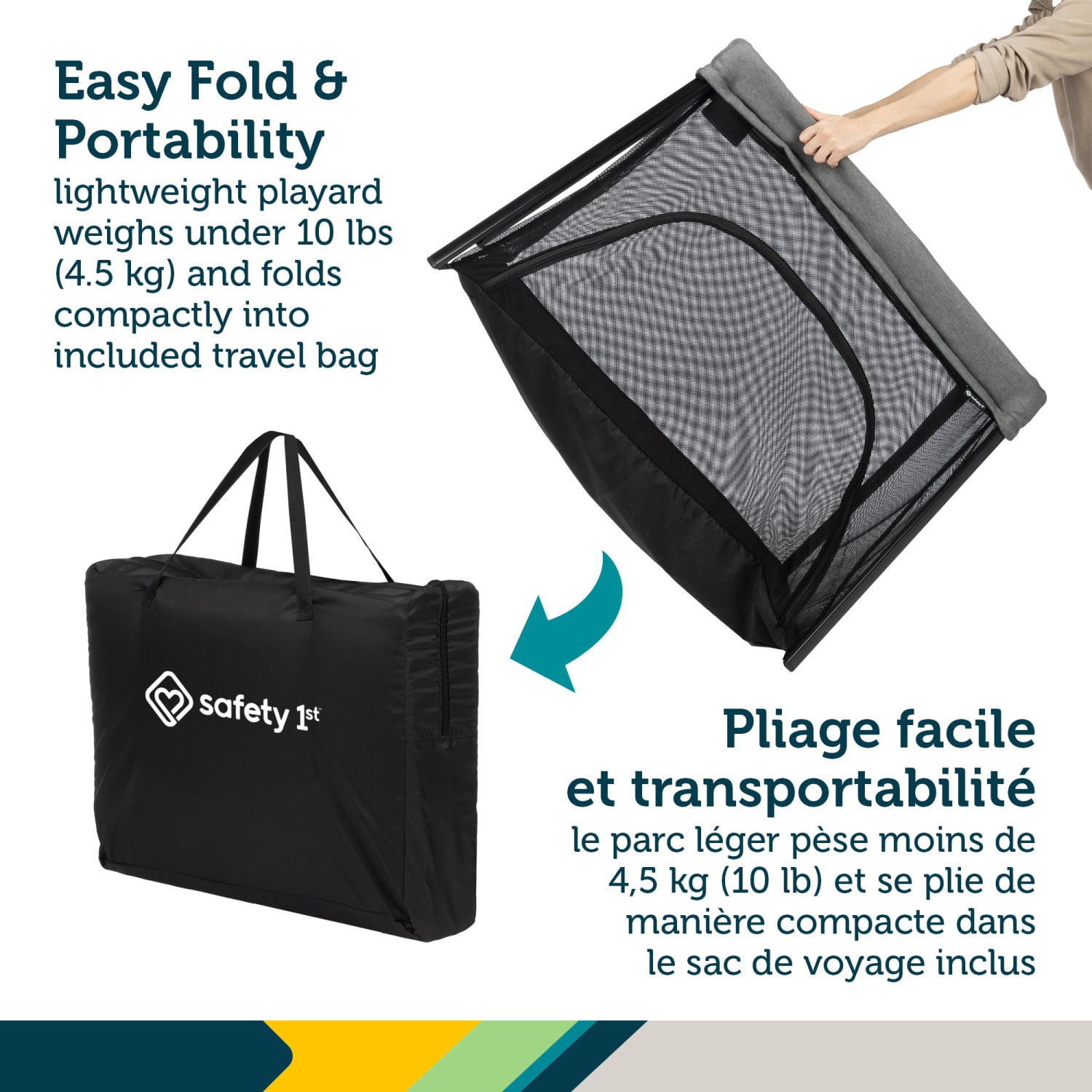 Parc de voyage Dream & Go Plus de Safety 1ᵉʳ