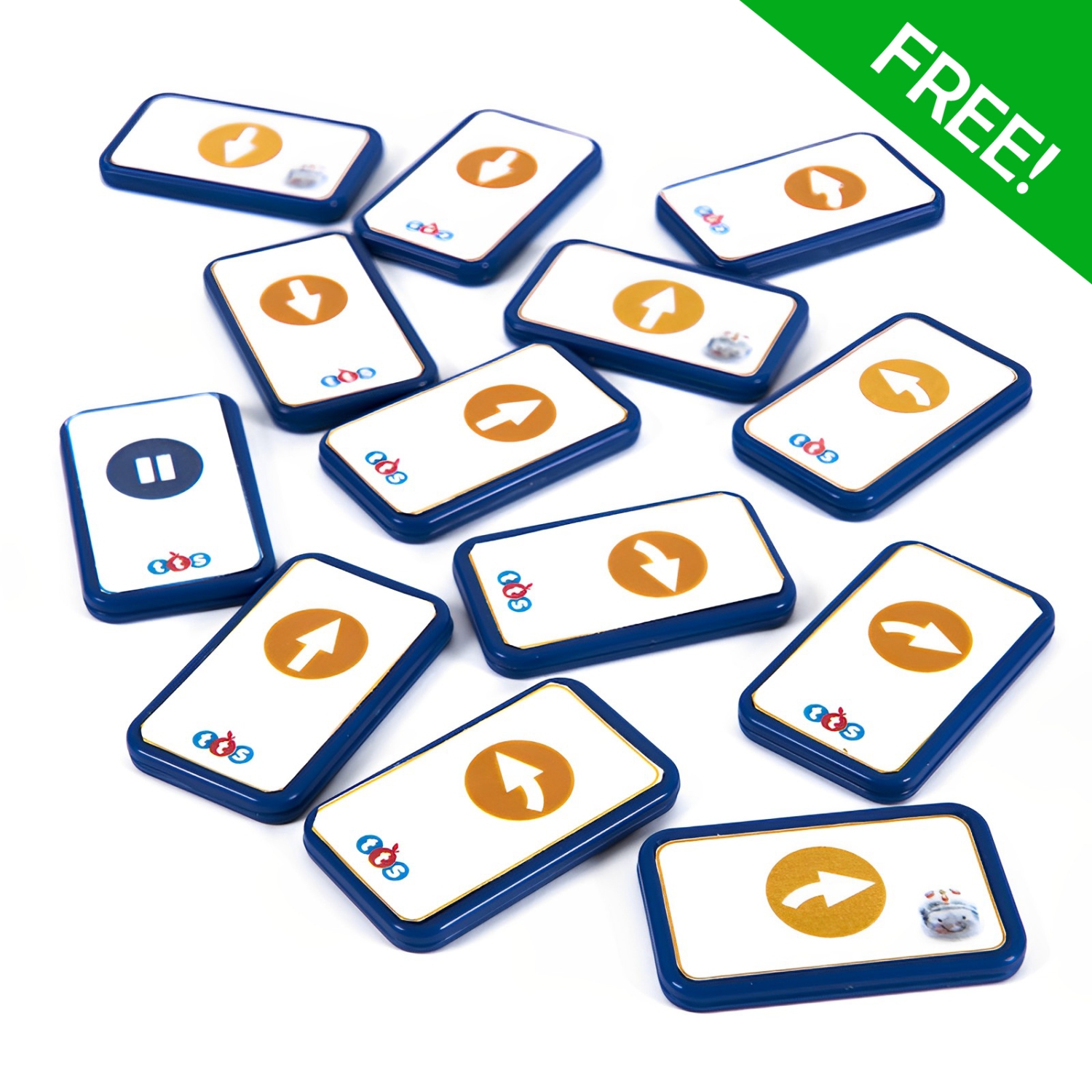 Robot programmable See & Say Blue Bot de 10 avec lecteur de code tactile GRATUIT et ensemble de tuiles tactiles standard GRATUIT, robots éducatifs