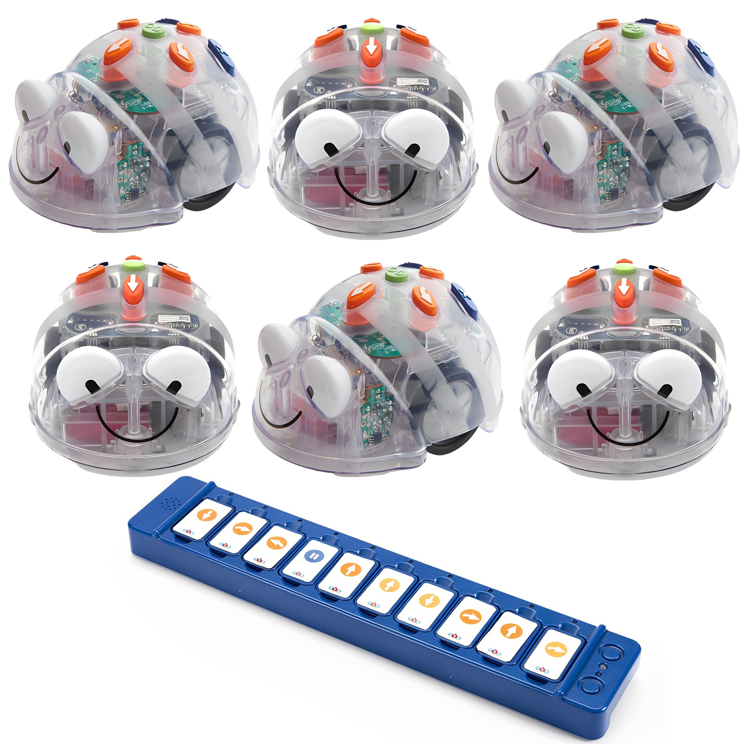 6 See & Say Blue-Bot Programmable & Rechargeable Robot with FREE Tactile Code Reader | STEM Educational Classroom Teaching & Learning Coding Robotics