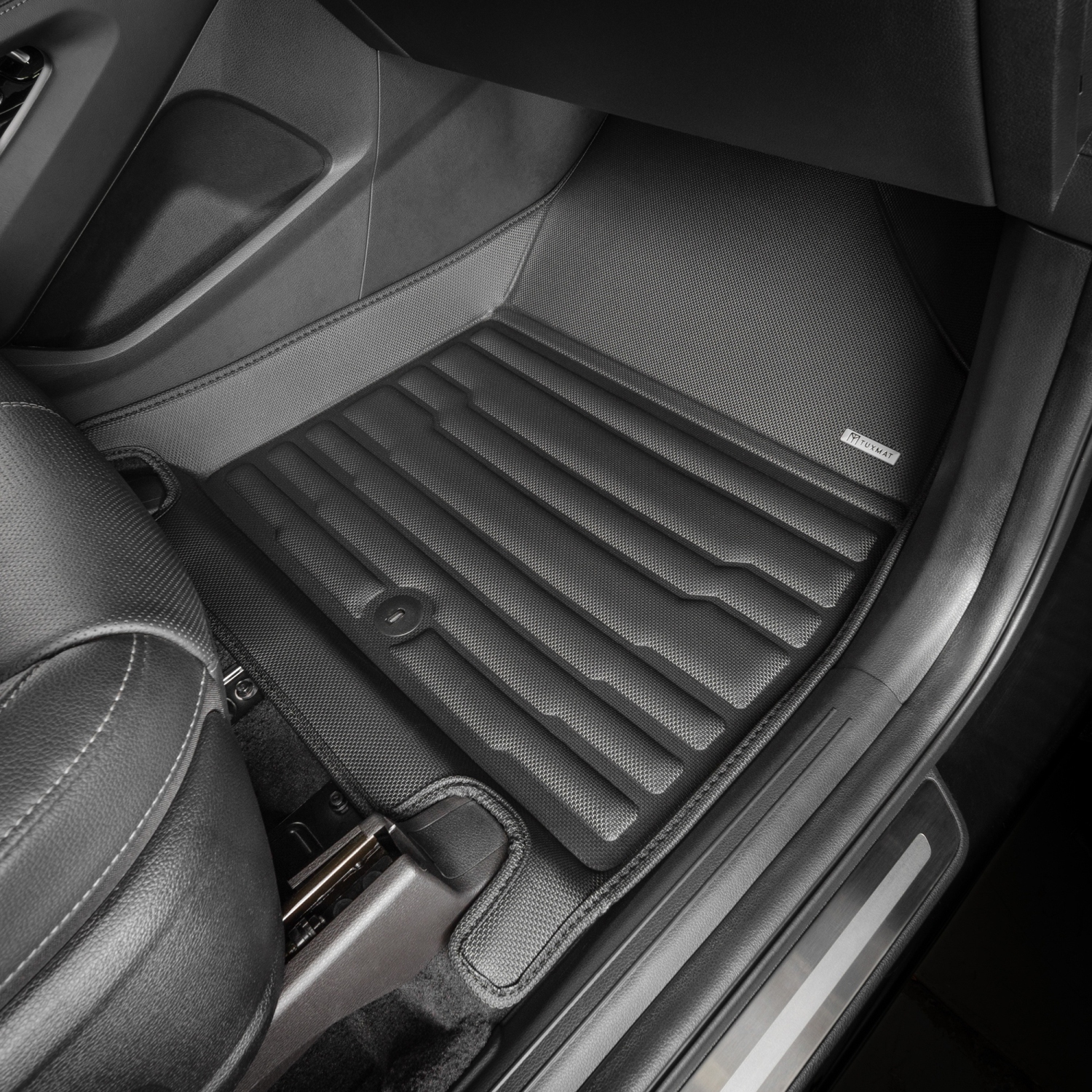 Tapis TuxMat - Pour les modèles BMW X3 2025-2026 - Tapis d'auto sur mesure - Couverture maximale, toutes saisons, mesurée au laser - Cet ensemble