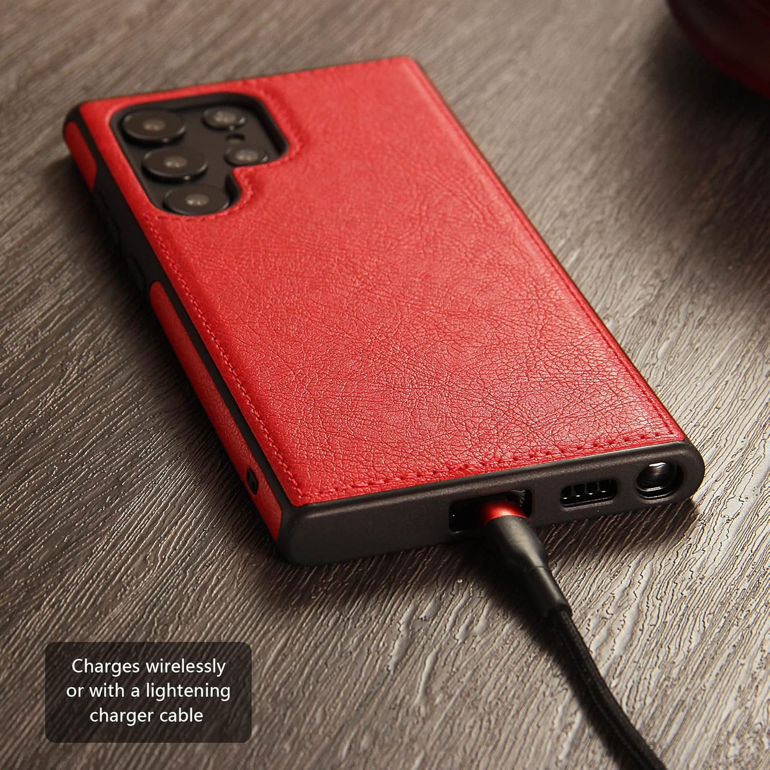 «&nbsp;GROS SOLDE&nbsp;» Étui en cuir pour S24 ULTRA de Samsung, étui souple et mince en cuir PU de luxe durable et antirayure