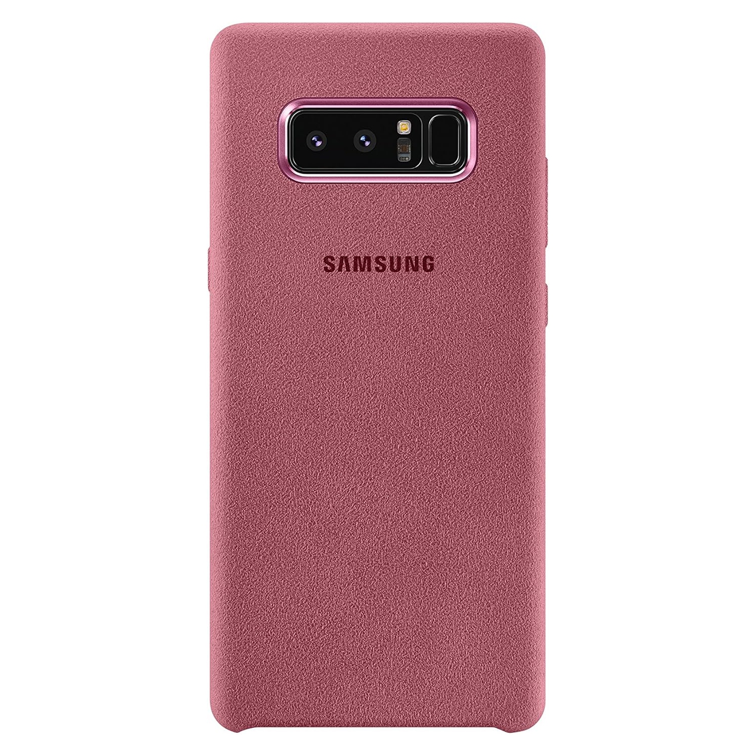 Samsung Galaxy Note8 Alcantara cover-dark pink