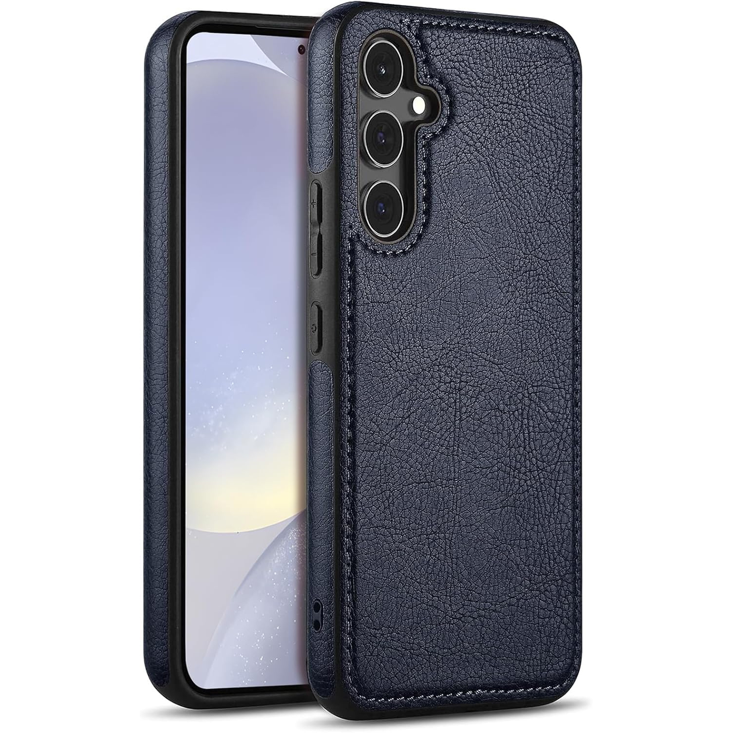 "BIG SALE" SAMSUNG S24 PLUS, Leather Case, Thin Flexible Soft Grip Luxury PU Leather Cover Durable Anti-Scratch Full Phone Case