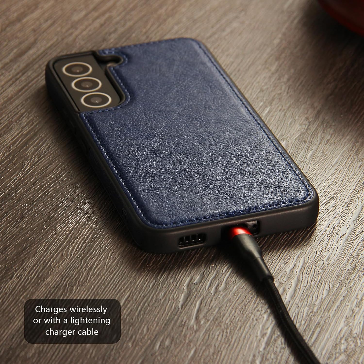 "BIG SALE" SAMSUNG S24 PLUS, Leather Case, Thin Flexible Soft Grip Luxury PU Leather Cover Durable Anti-Scratch Full Phone Case