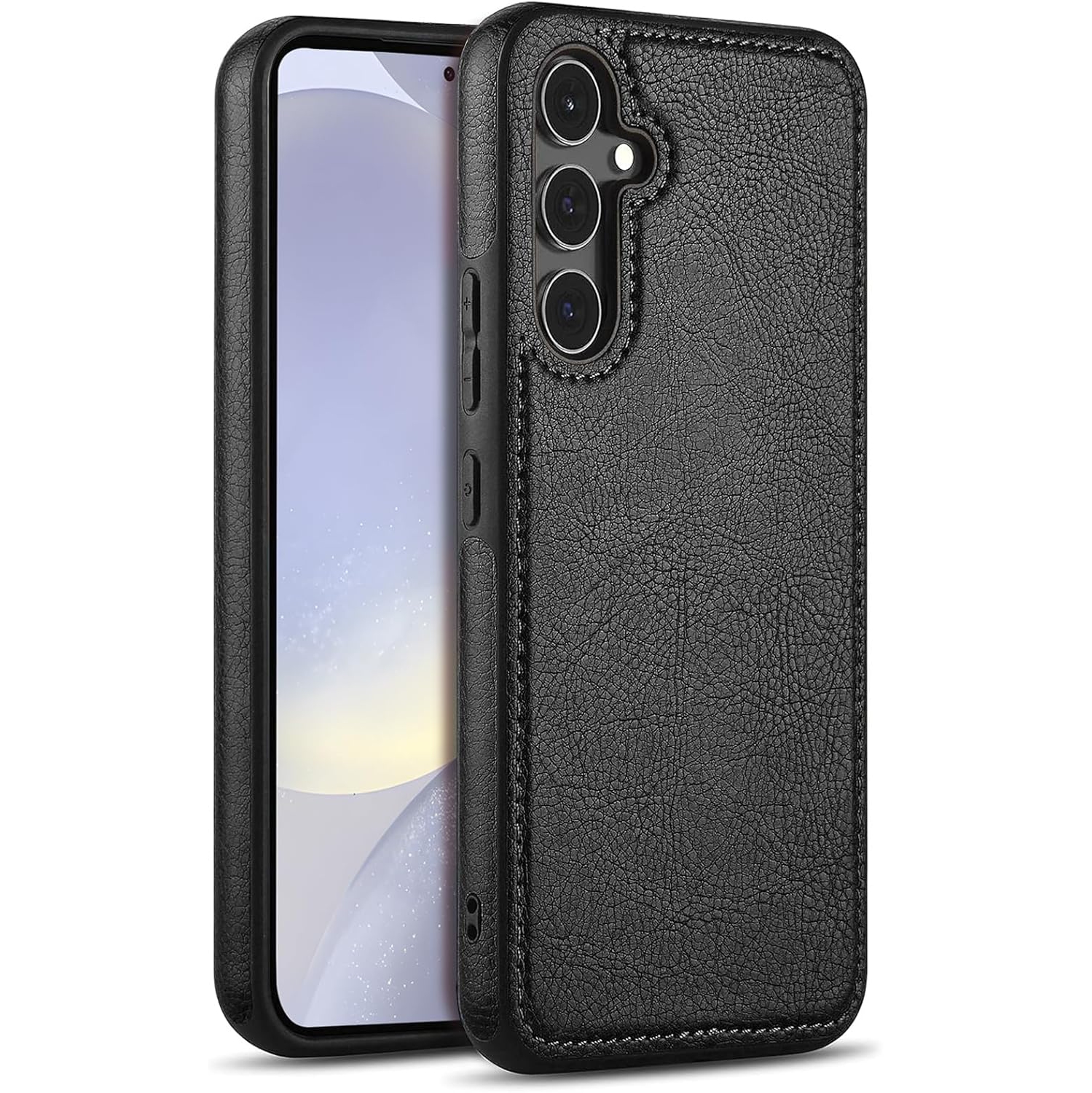 «&nbsp;GROS SOLDE&nbsp;» SAMSUNG S24 PLUS, étui en cuir, étui souple et mince en cuir PU de luxe antirayure durable