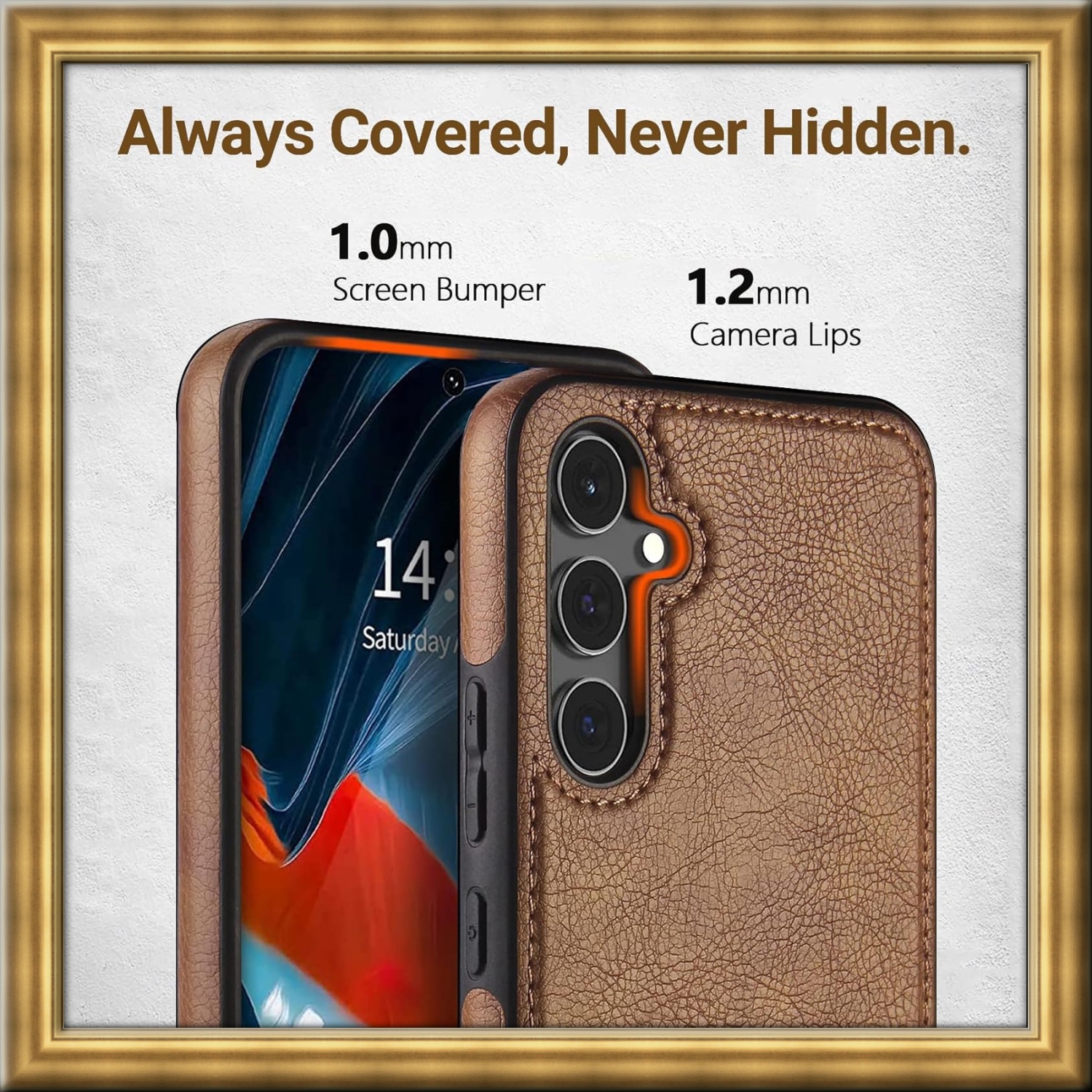 «&nbsp;GROS SOLDE&nbsp;» Étui en cuir pour S24 de Samsung, étui souple et mince en cuir PU de luxe antirayure durable