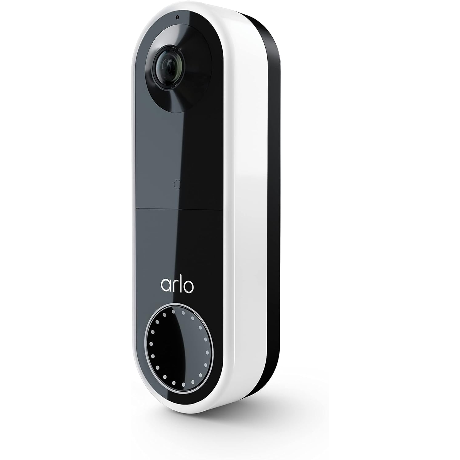 Arlo Essential Video Doorbell Wire-Free - HD Video, 180° View, Night Vision, 2 Way Audio, Direct to Wi-Fi No Hub Needed, Wire Free or Wired, White -