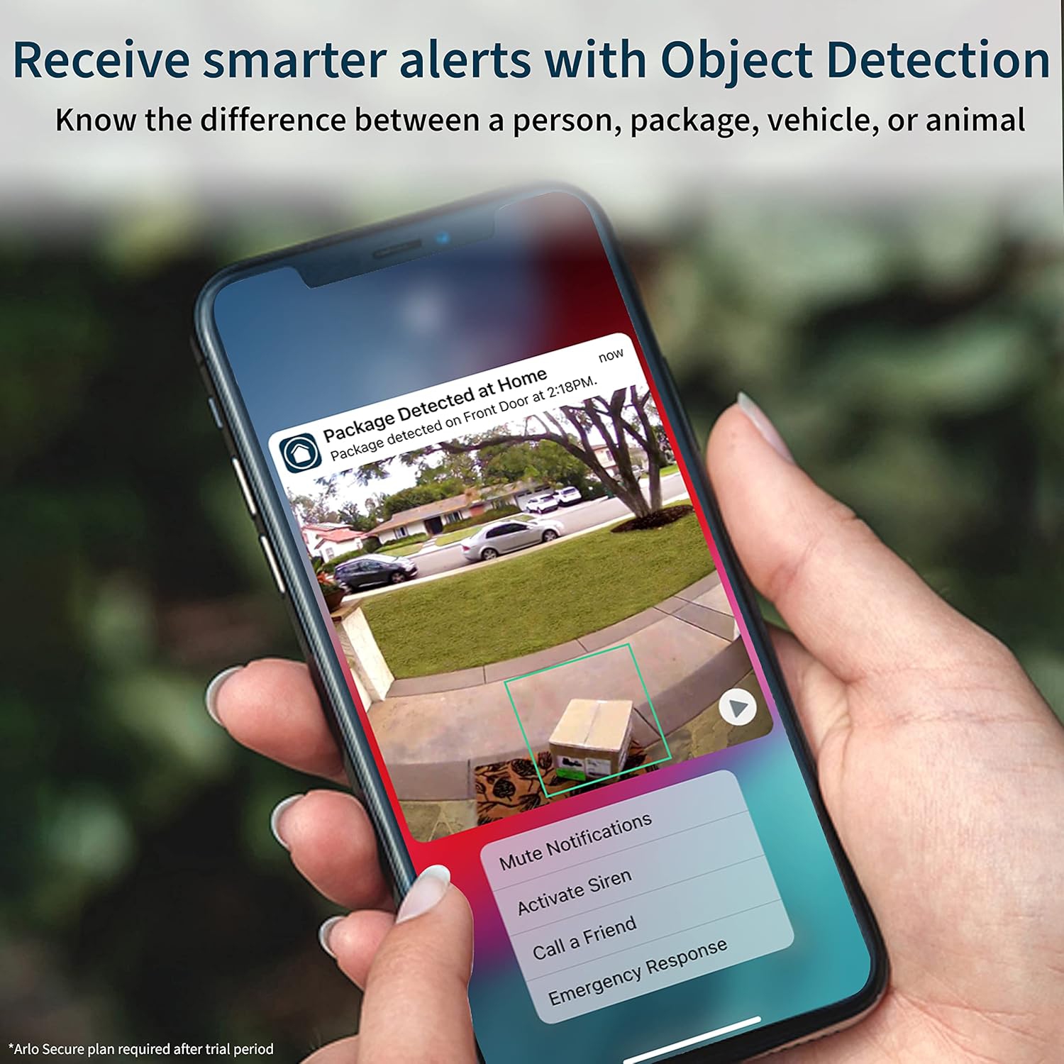 Arlo Essential Video Doorbell Wire-Free - HD Video, 180° View, Night Vision, 2 Way Audio, Direct to Wi-Fi No Hub Needed, Wire Free or Wired, White -