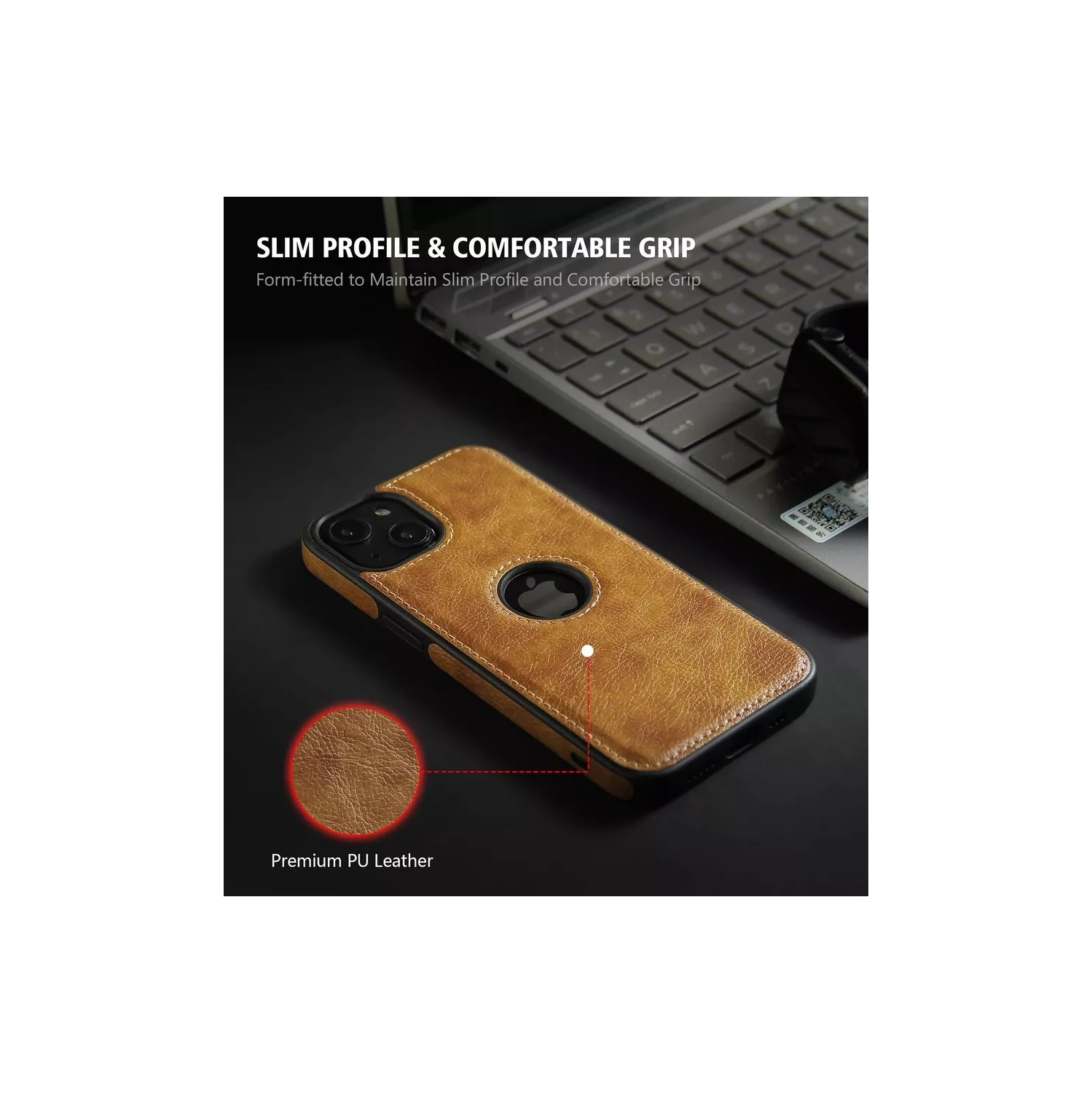 « GROS SOLDE » pour iPhone 13 PRO, étui en cuir, mince souple souple, étui de luxe en cuir PU durable antirayure