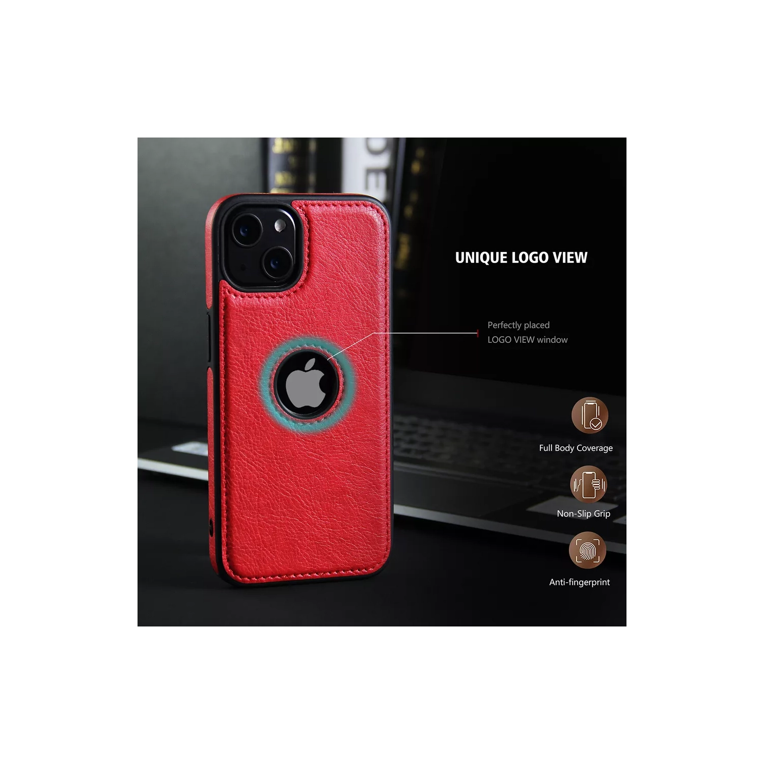 « GROS SOLDE » pour iPhone 13 PRO, étui en cuir, mince souple souple, étui de luxe en cuir PU durable antirayure